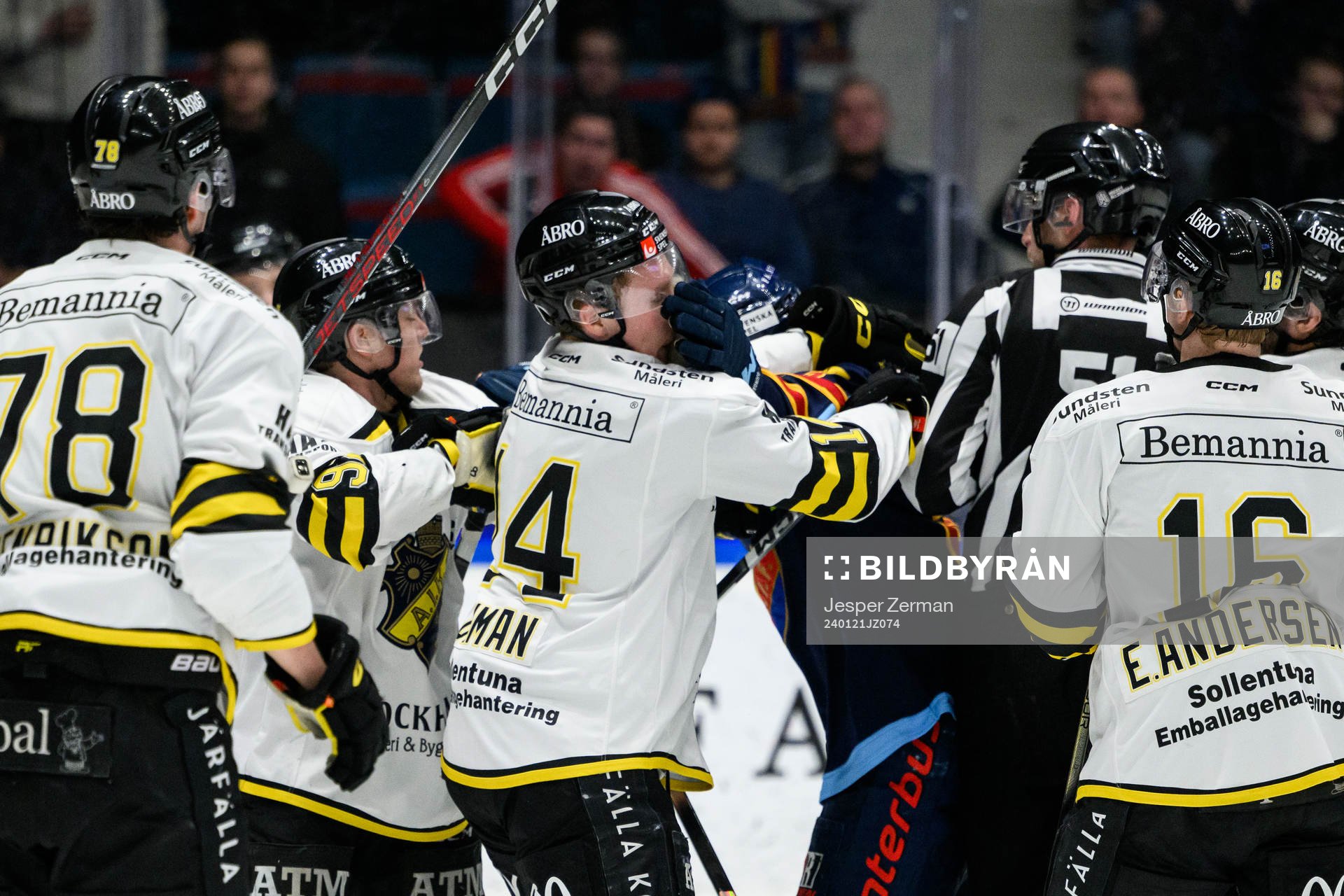 AIKs Oscar Öhman och Djurgårdens David Blomgren
