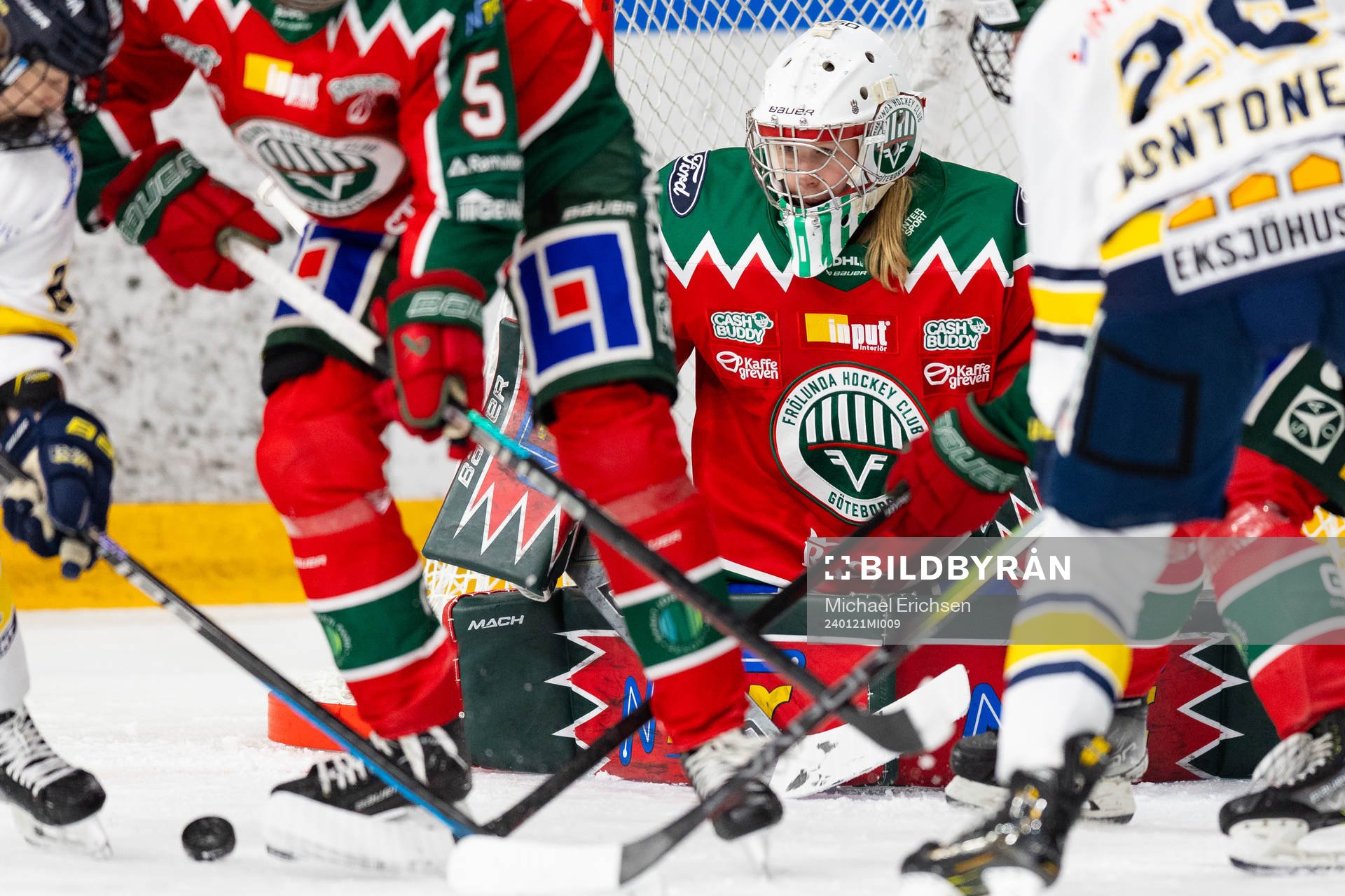 Frölundas målvakt Maja Helge