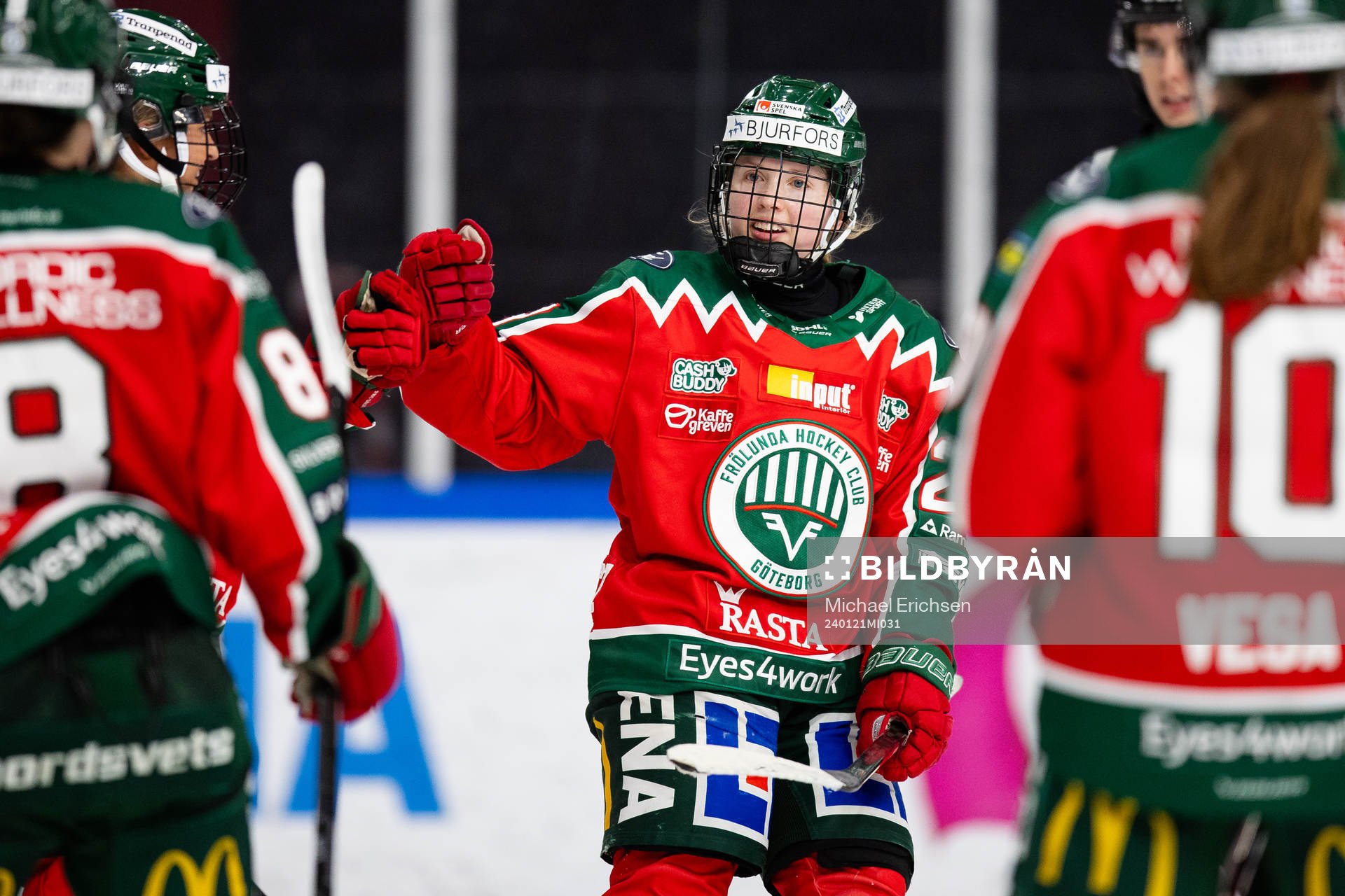 Frölundas Felizia Wikner-Zienkiewicz jublar