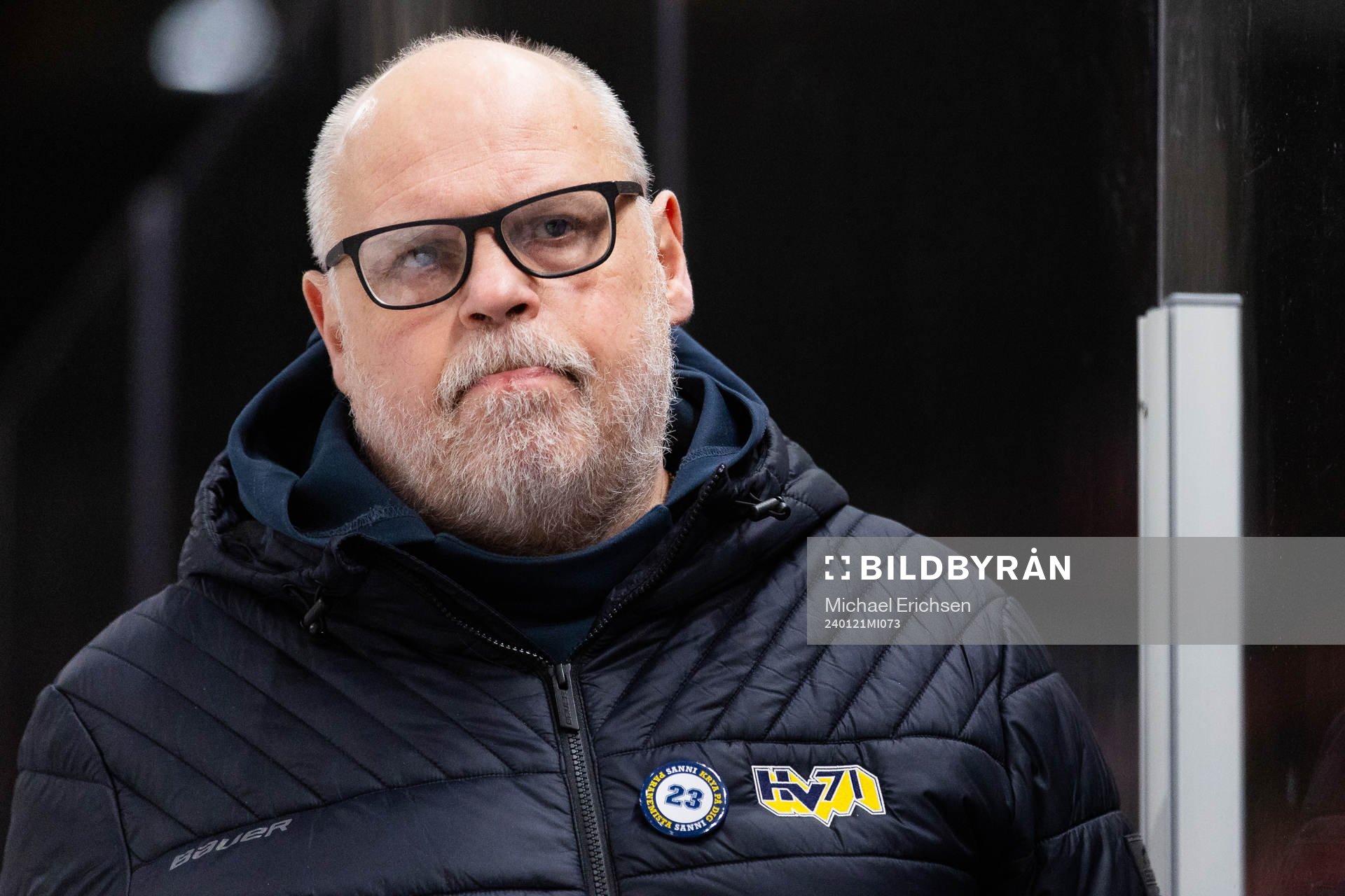 HV71s tränare Ulf Hall