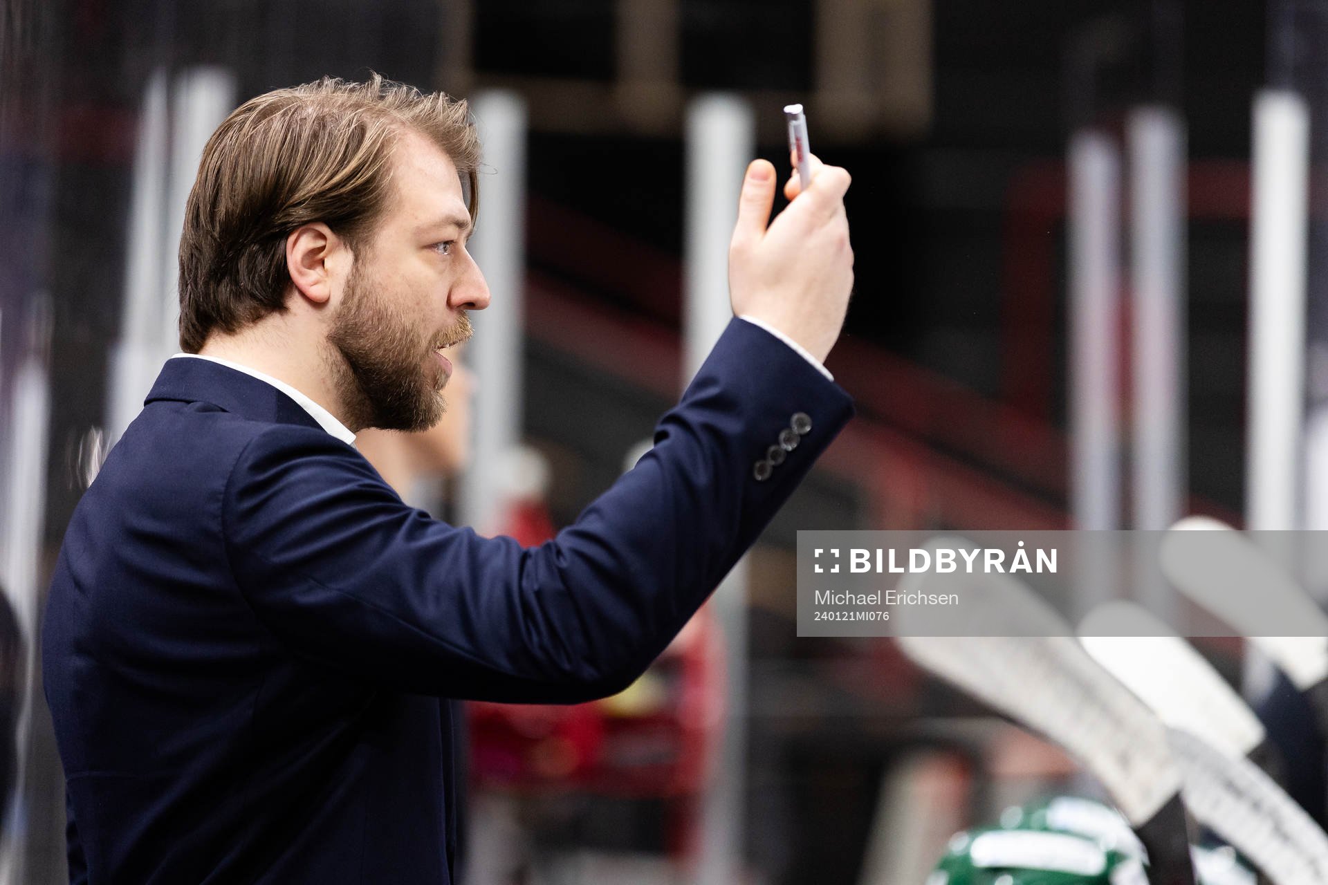 Frölundas assisterande tränare Marcus Anselm