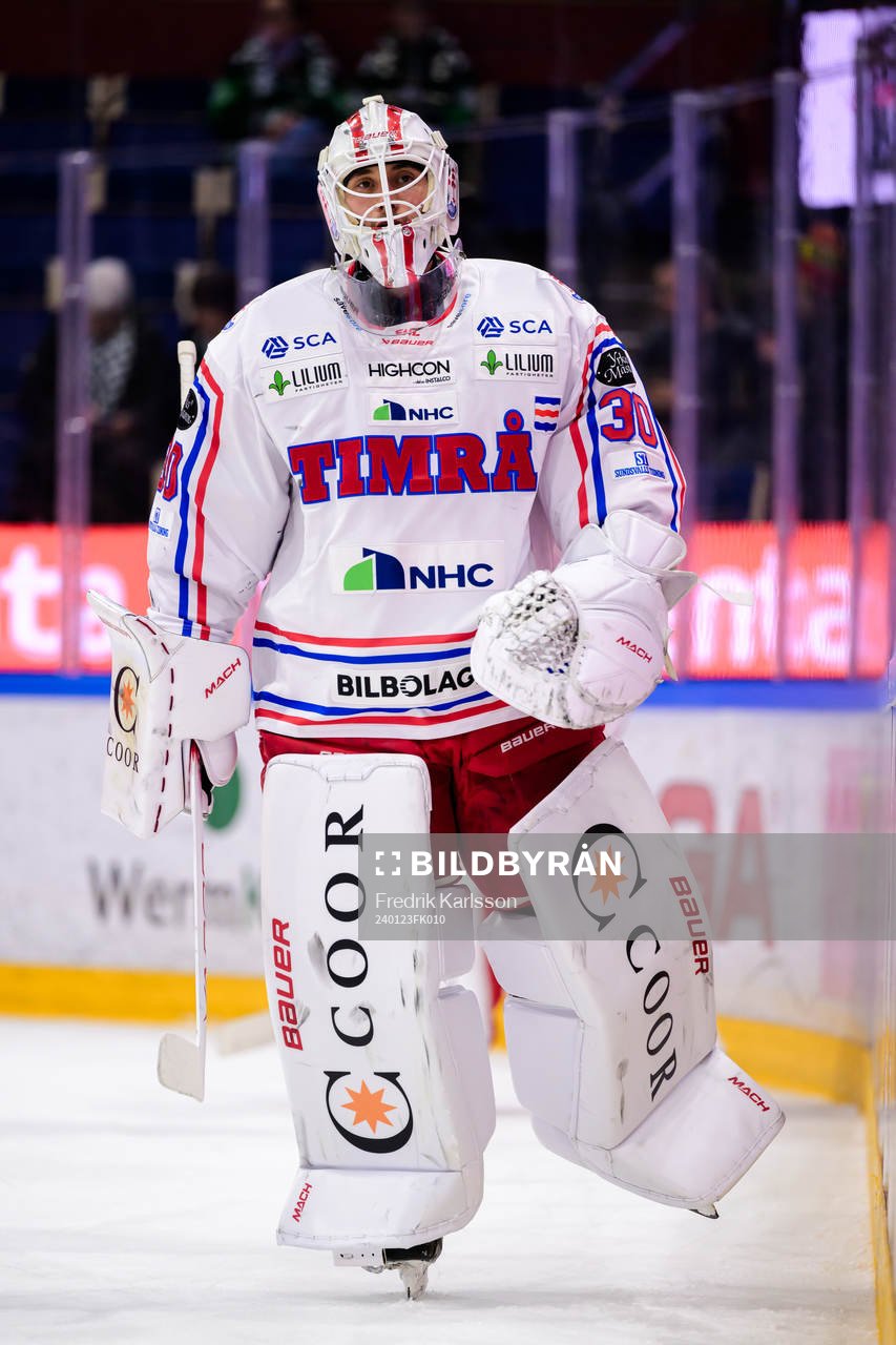 Timrås målvakt Jacob Johansson