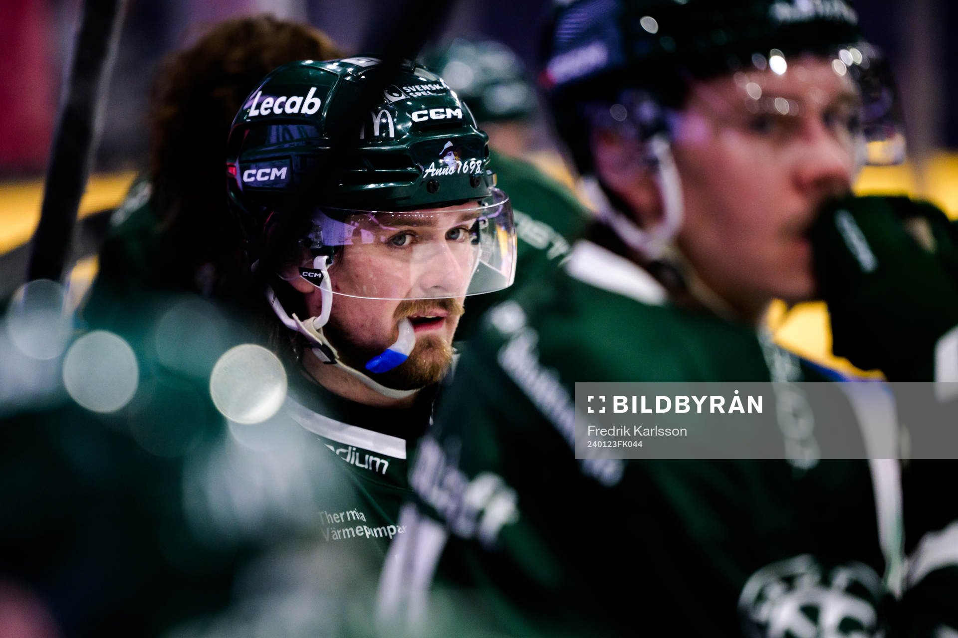 Färjestads Linus Johansson deppar