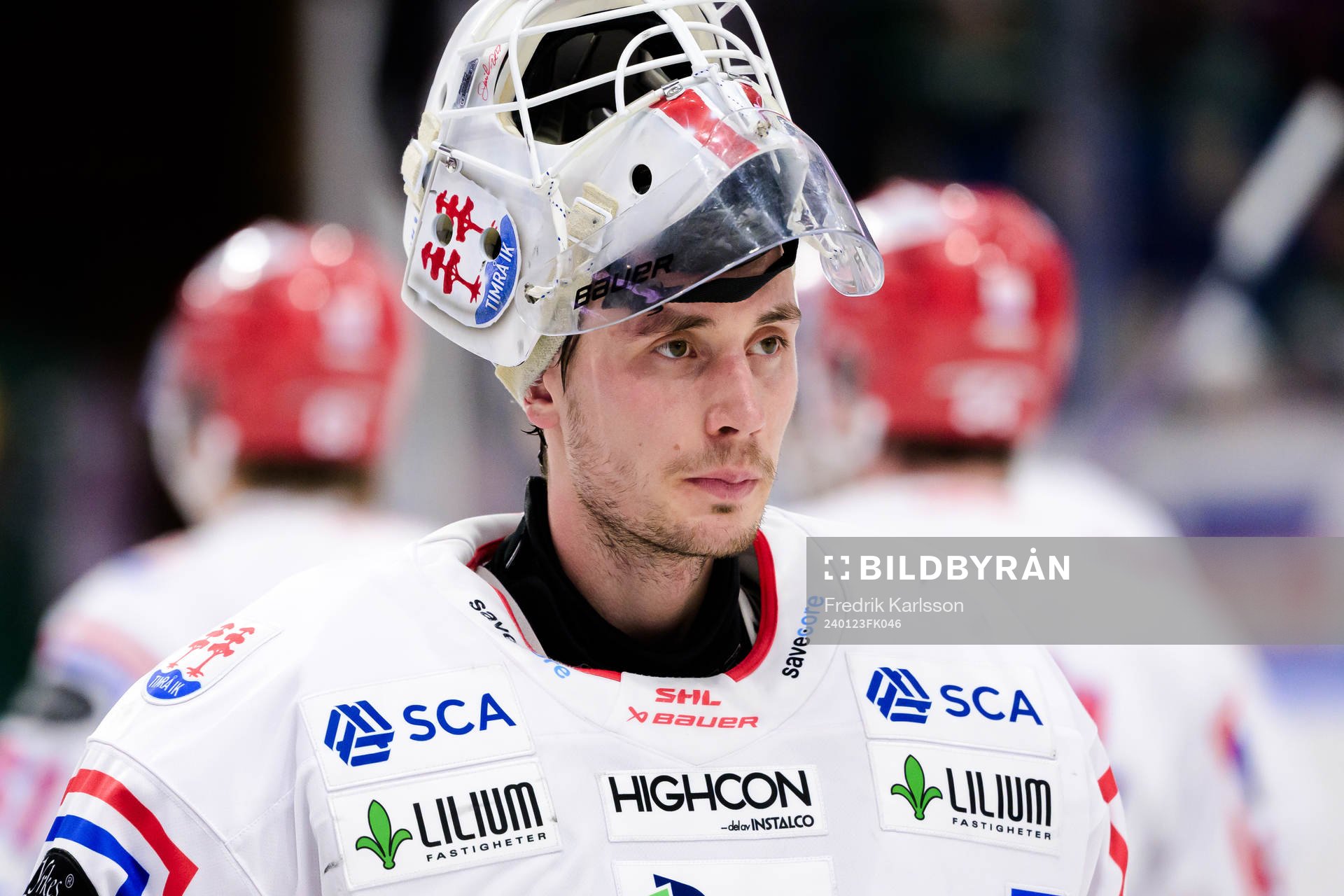Timrås målvakt Jacob Johansson