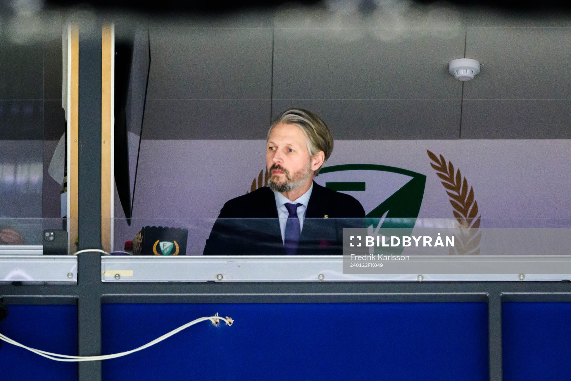 Färjestads sportdirektör Rickard Wallin