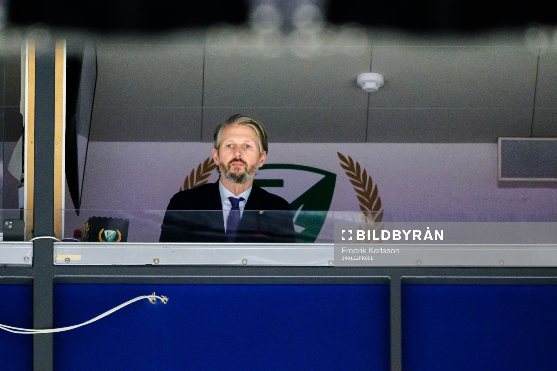 Färjestads sportdirektör Rickard Wallin