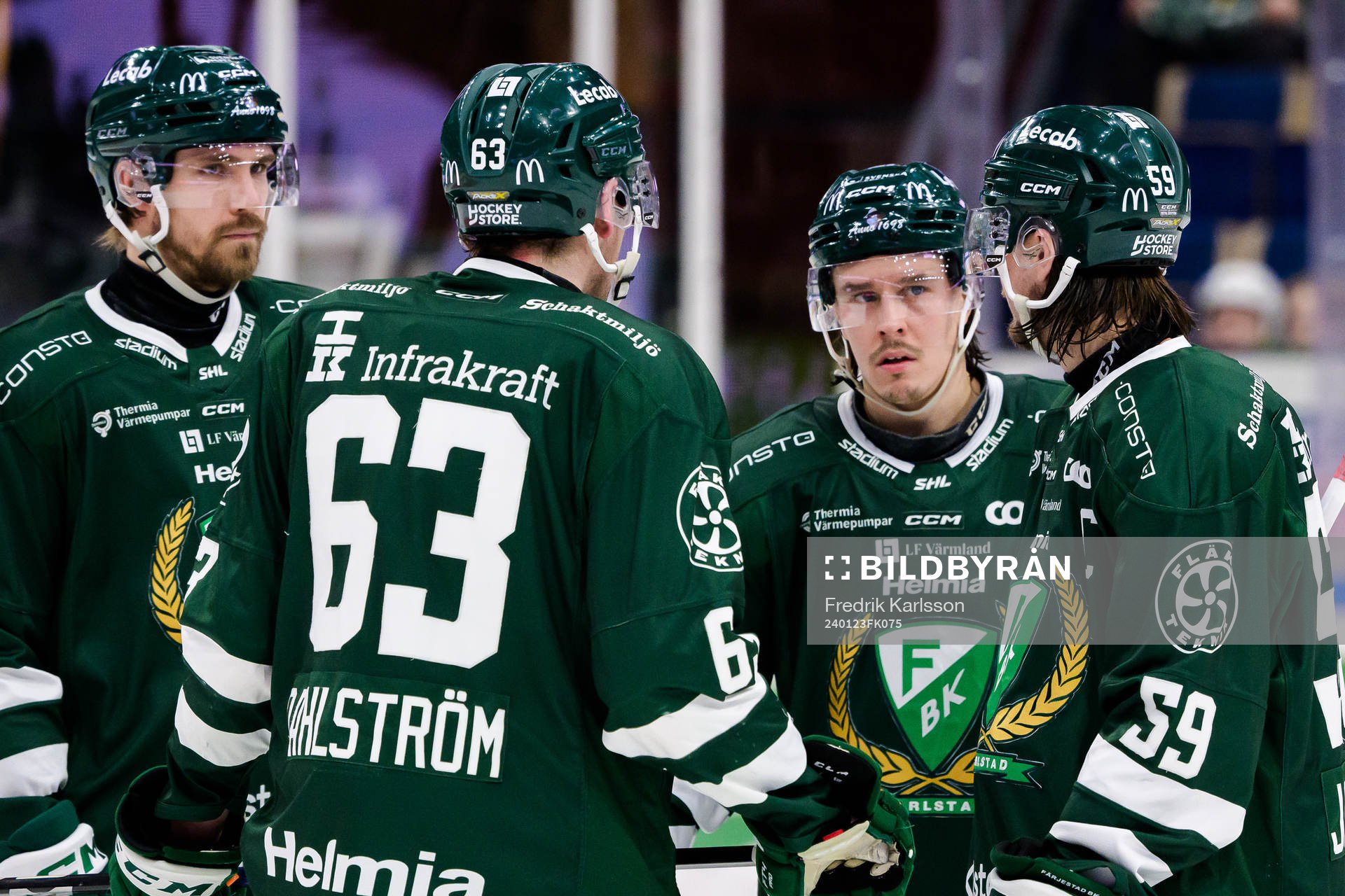 Färjestads August Tornberg, Carl Dahlström, Joakim