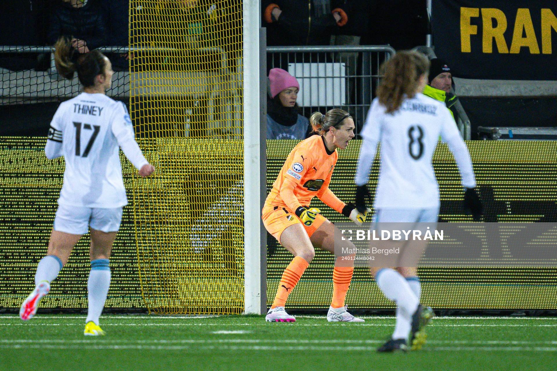 Goalkeeper Jennifer Falk of Häcken