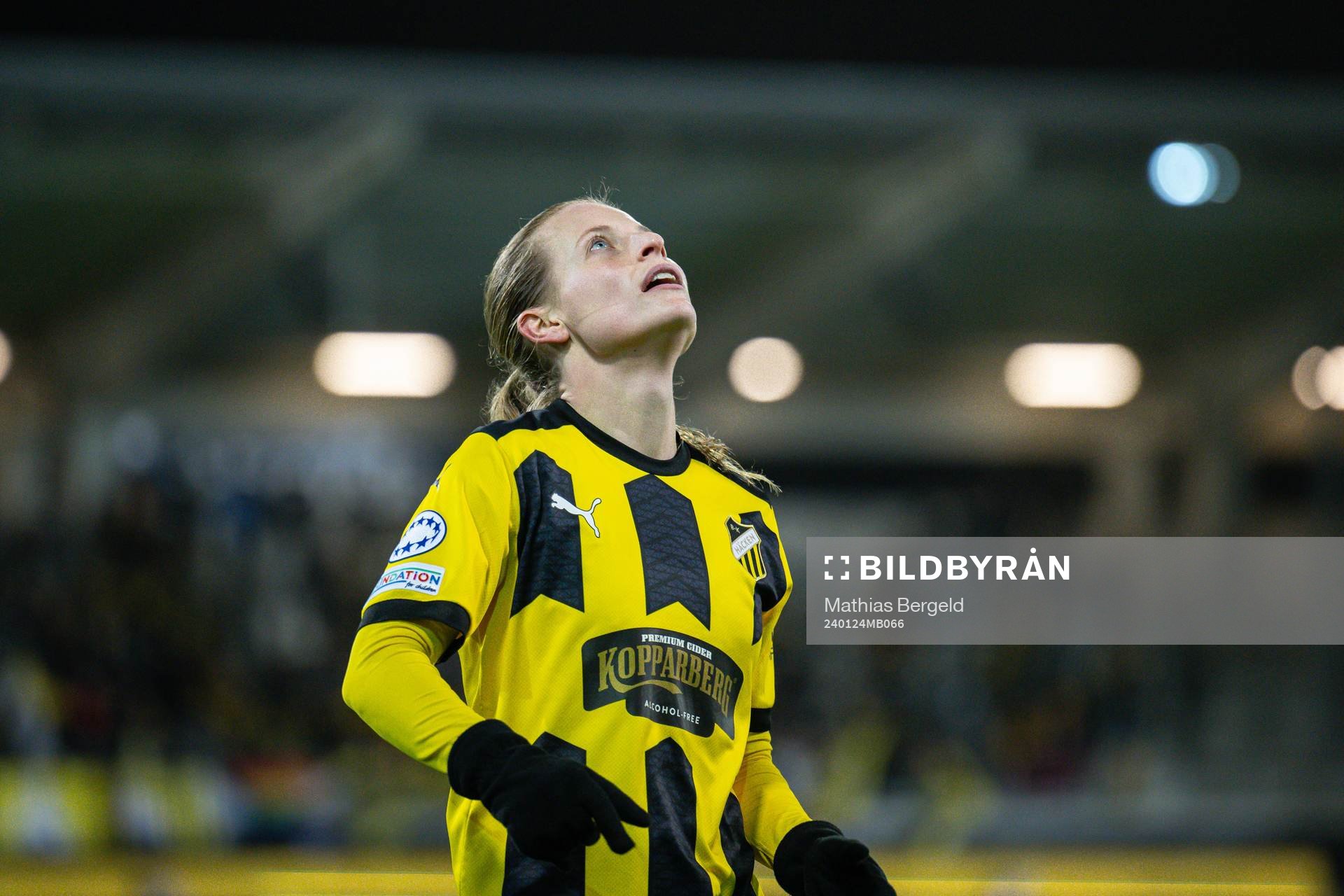 Anna Anvegård of Häcken reacts