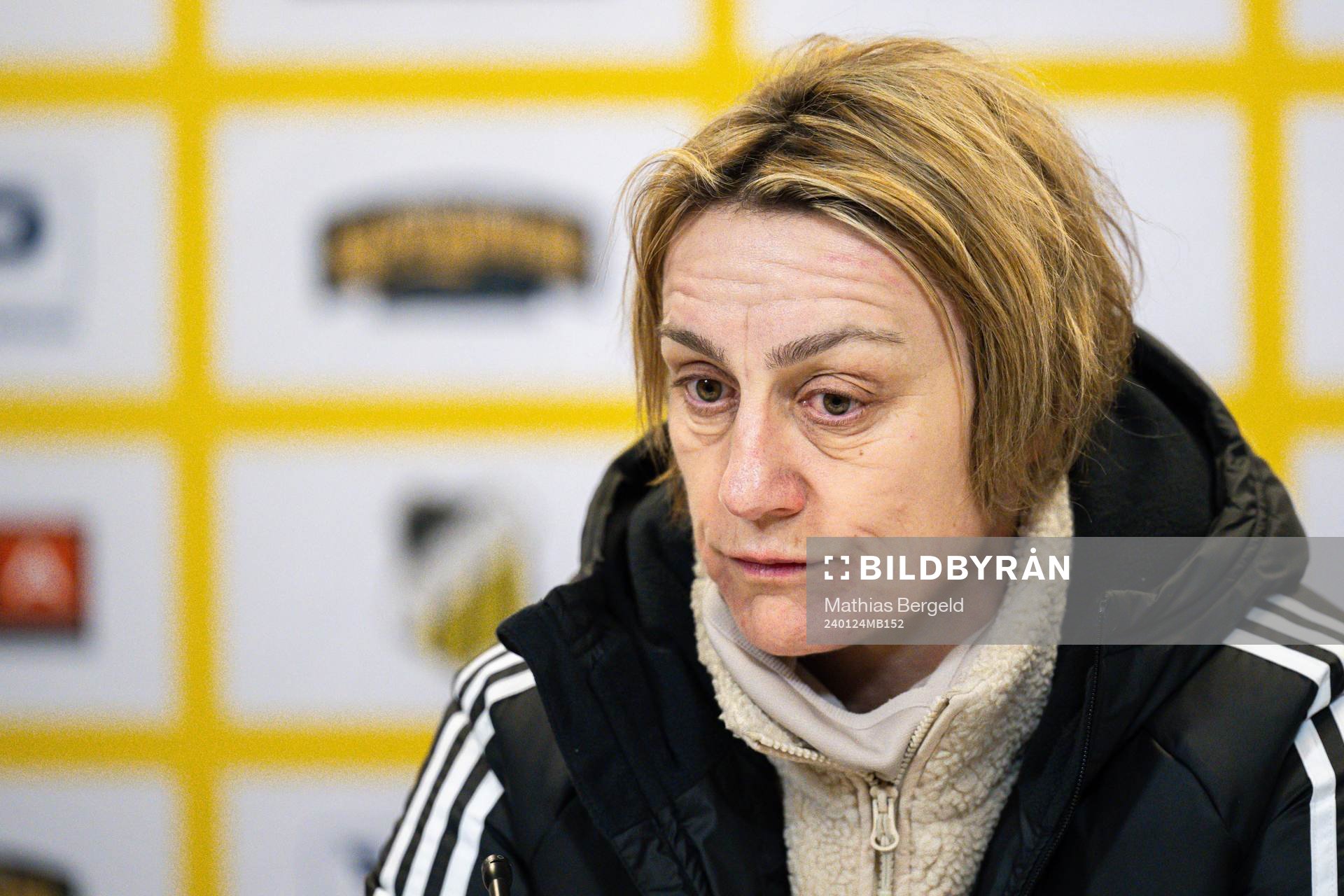 Head coach Sandrine Soubeyrand of Paris FC at a press
