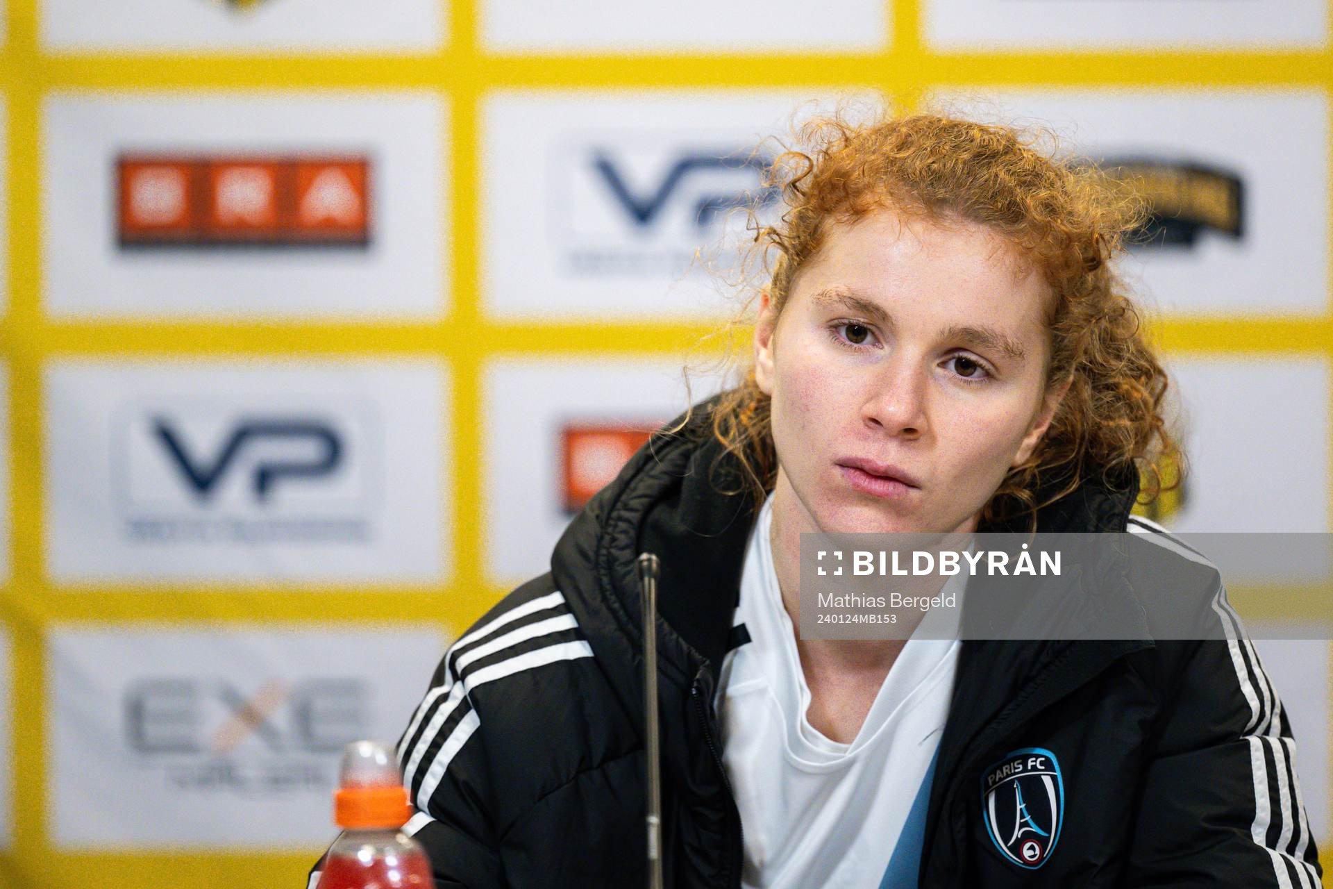 Celina Ould Hocine of Paris FC at a press conference