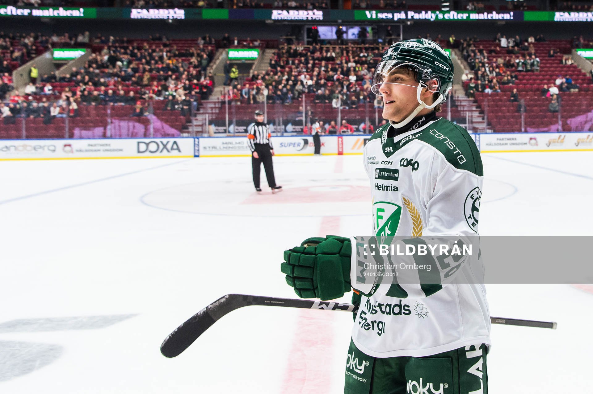 Färjestads Joel Nyström jublar