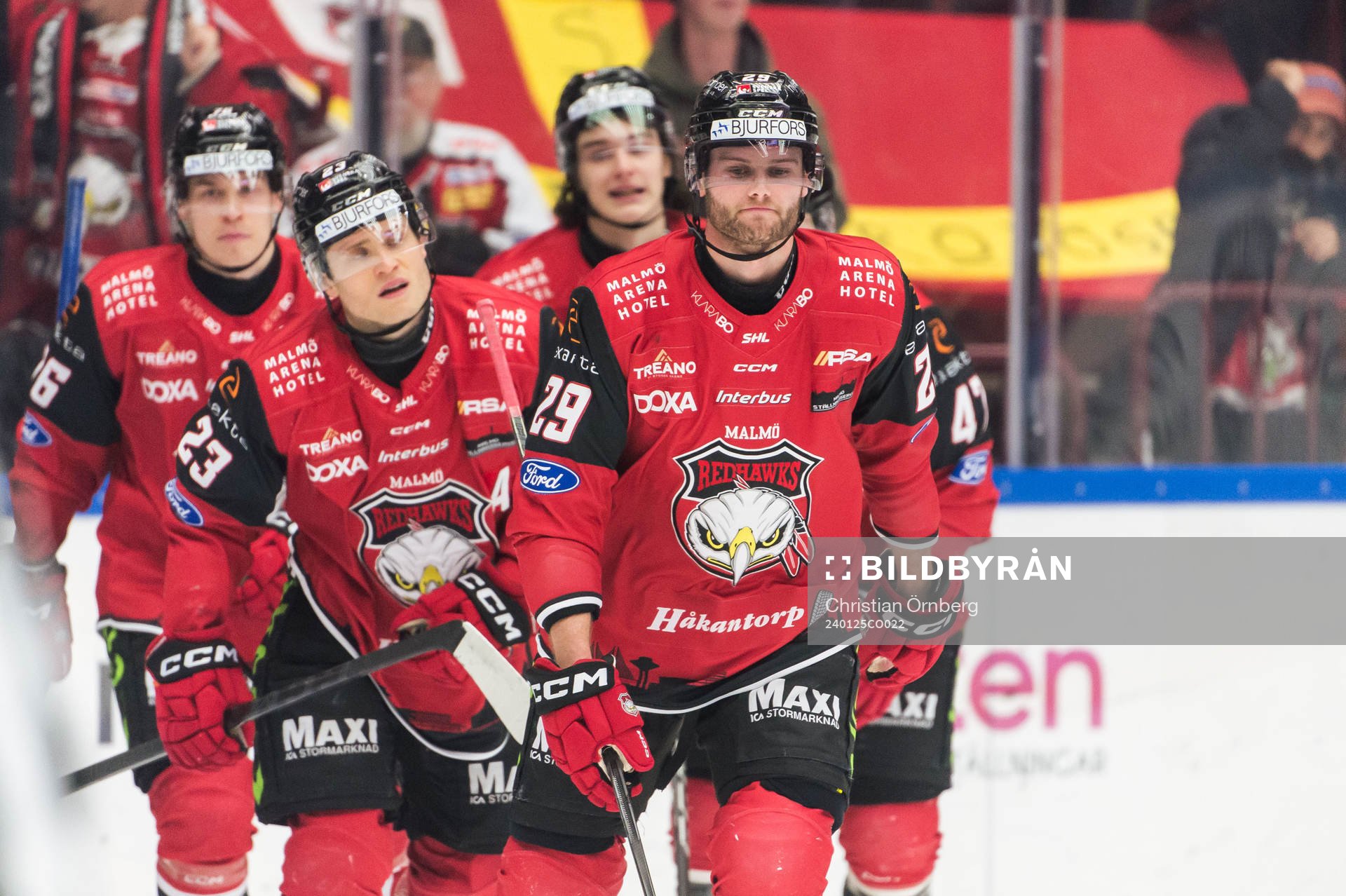 Malmö Redhawks Kim Rosdahl jublar