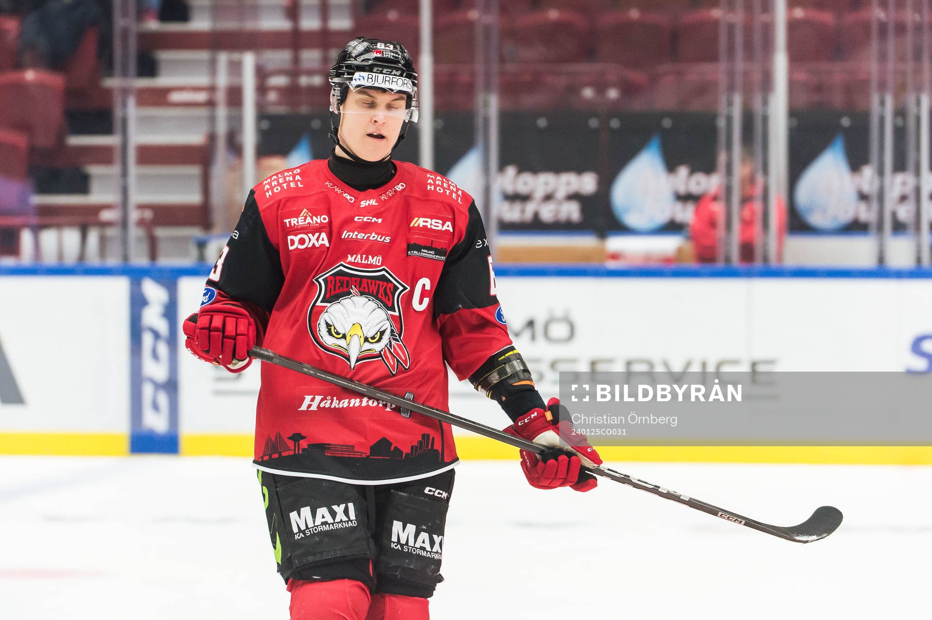 Malmö Redhawks Fredrik Händemark deppar