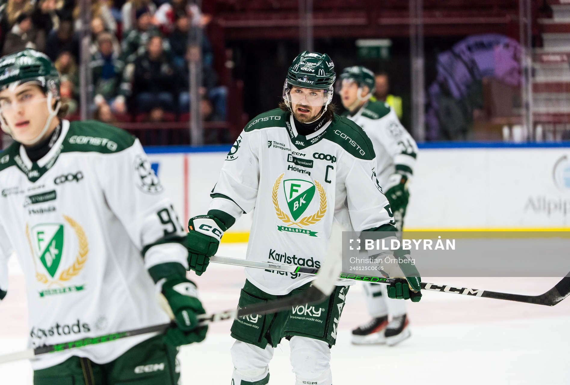 Färjestads Linus Johansson deppar