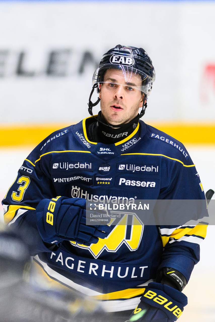 HV71s Nicholas Shore jublar
