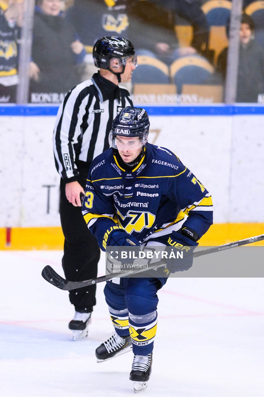 HV71s Nicholas Shore jublar