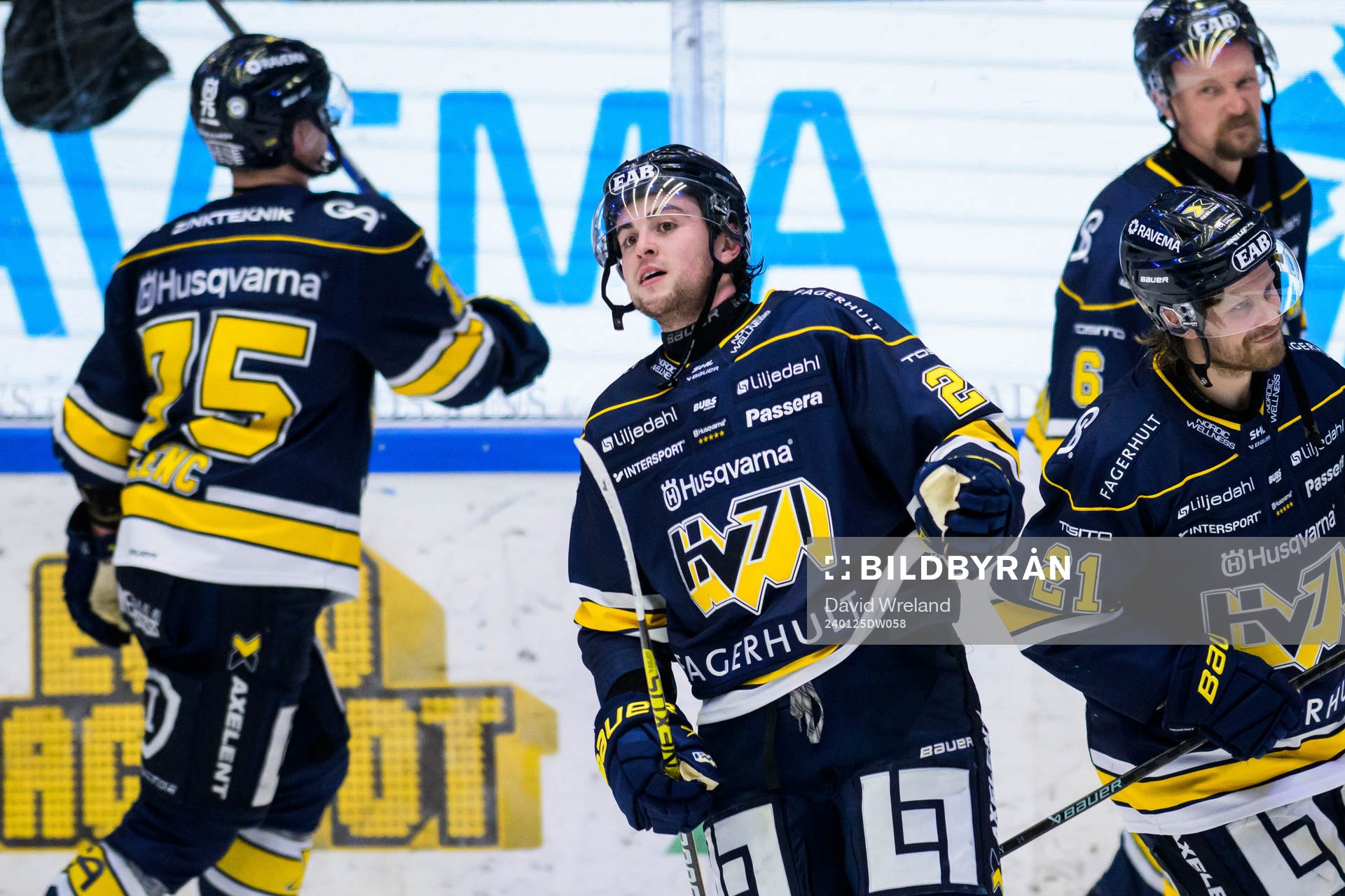 HV71s Robert Nardella jublar