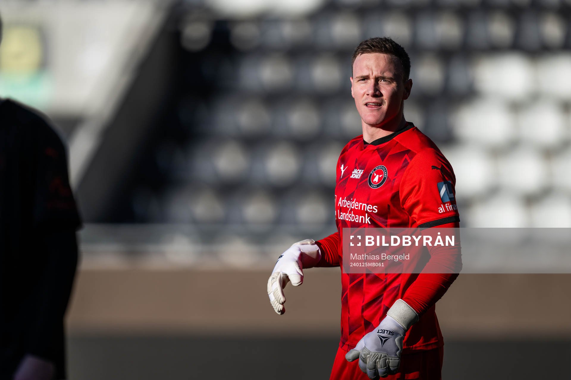 Midtjyllands målvakt Oscar Hedvall