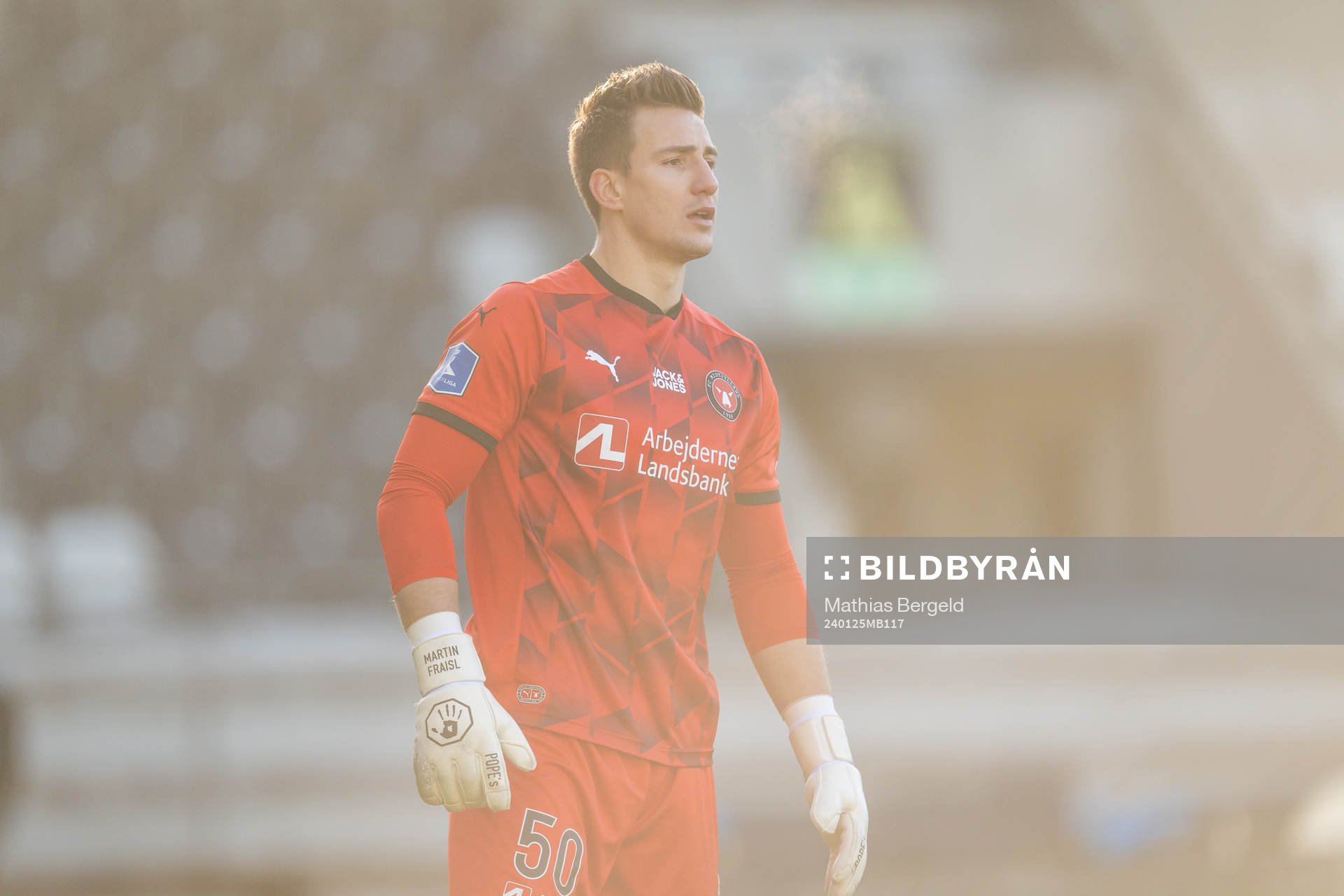 Midtjyllands målvakt Martin Fraisl