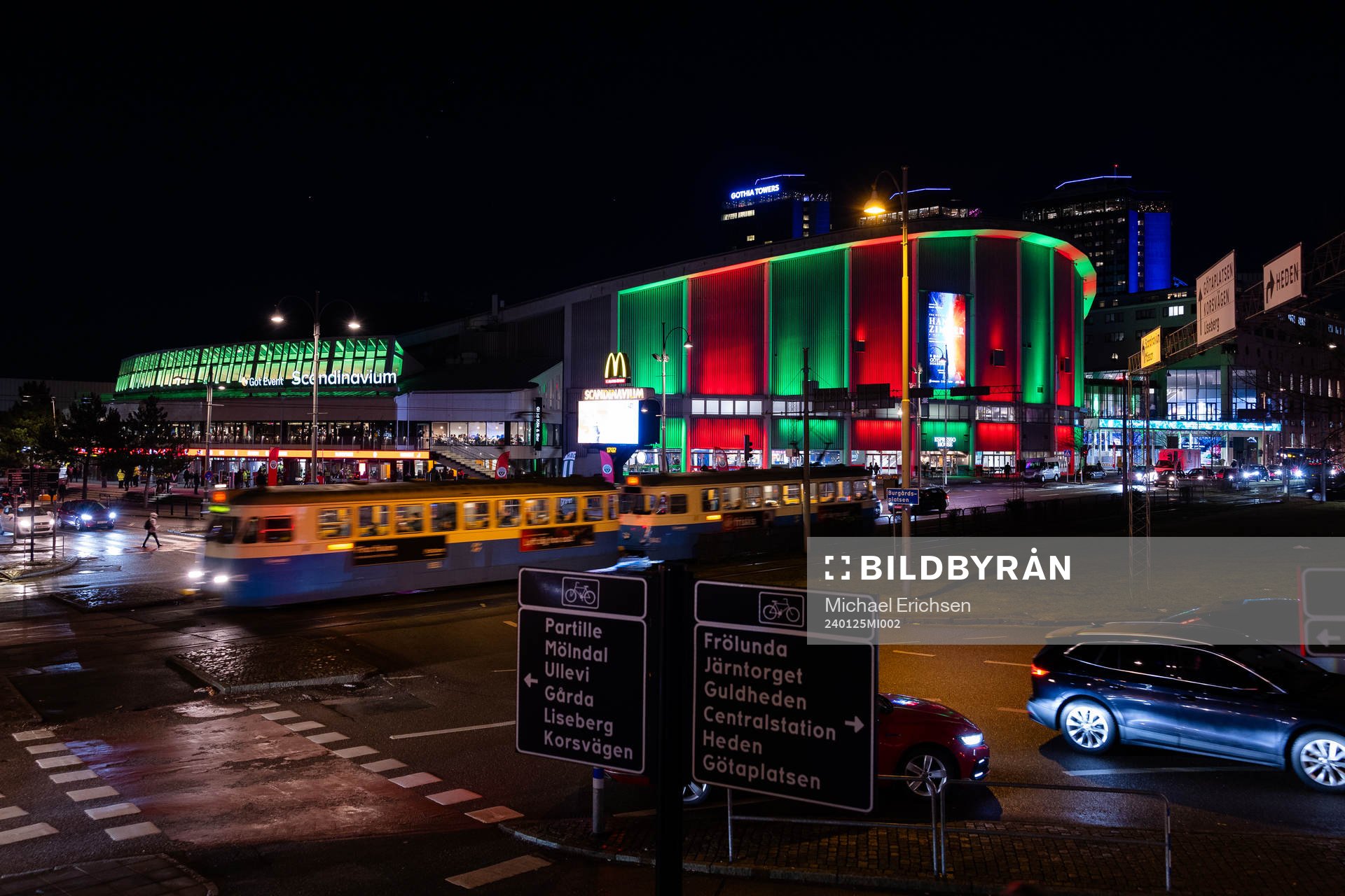 Scandinavium innan ishockeymatchen i SHL mellan Frölunda