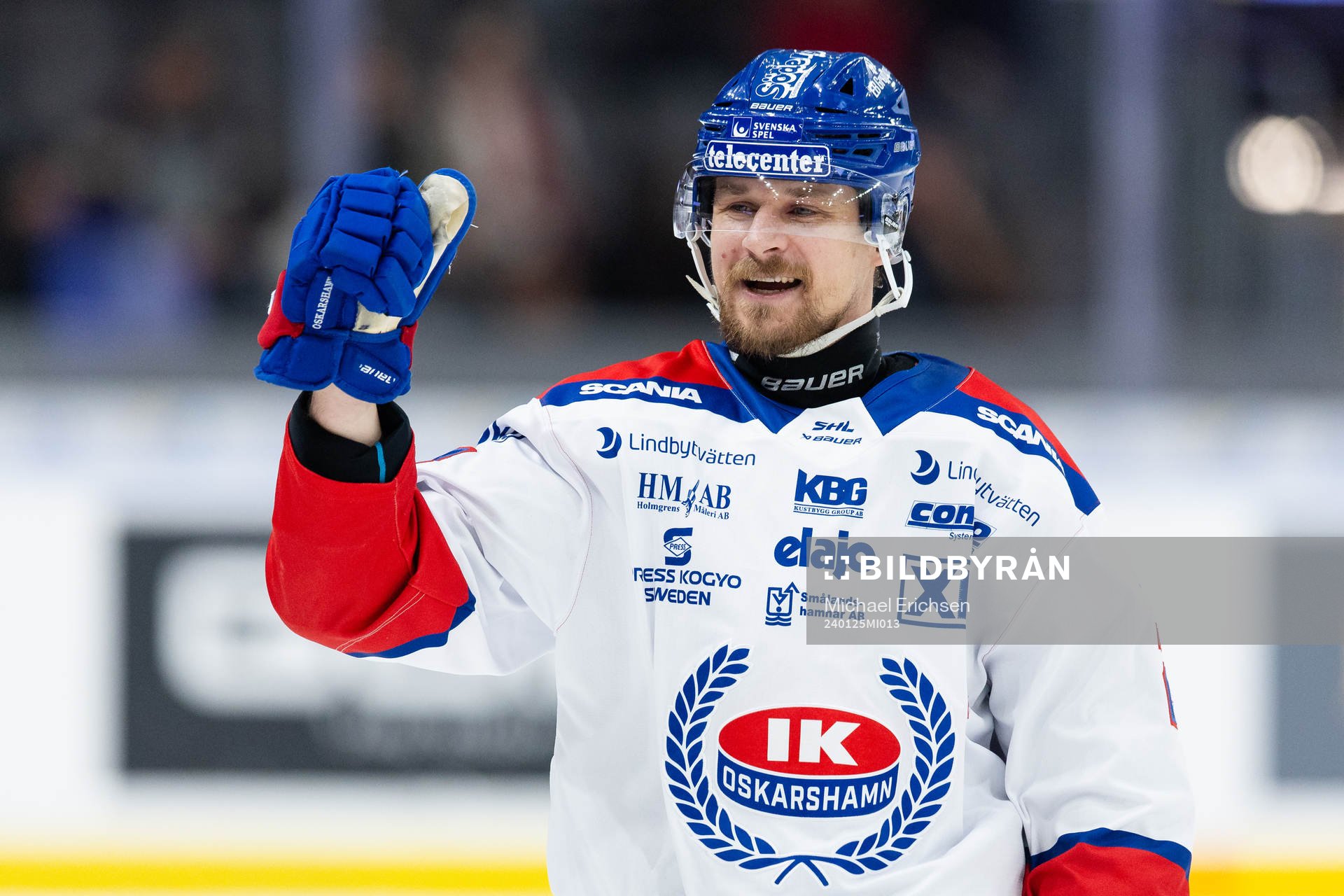 Oskarshamns Johannes Salmonsson jublar