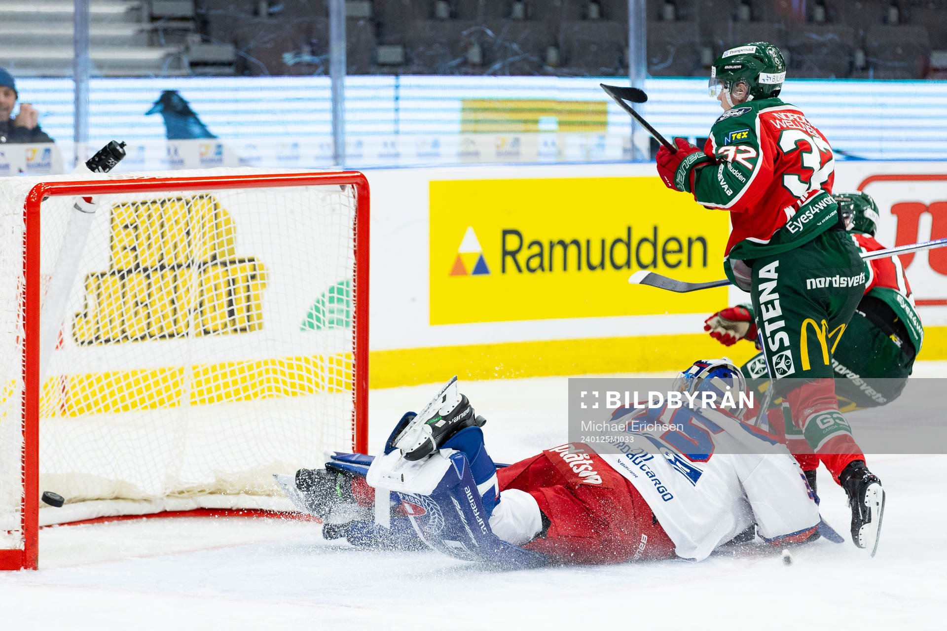 Frölundas Max Friberg kvitterar till 2-2