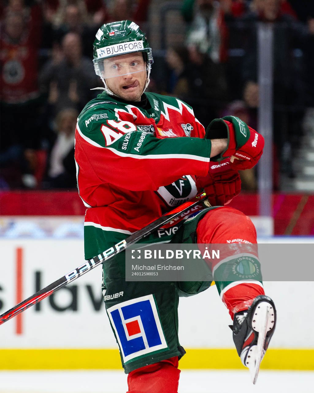 Frölundas Carl Klingberg jublar