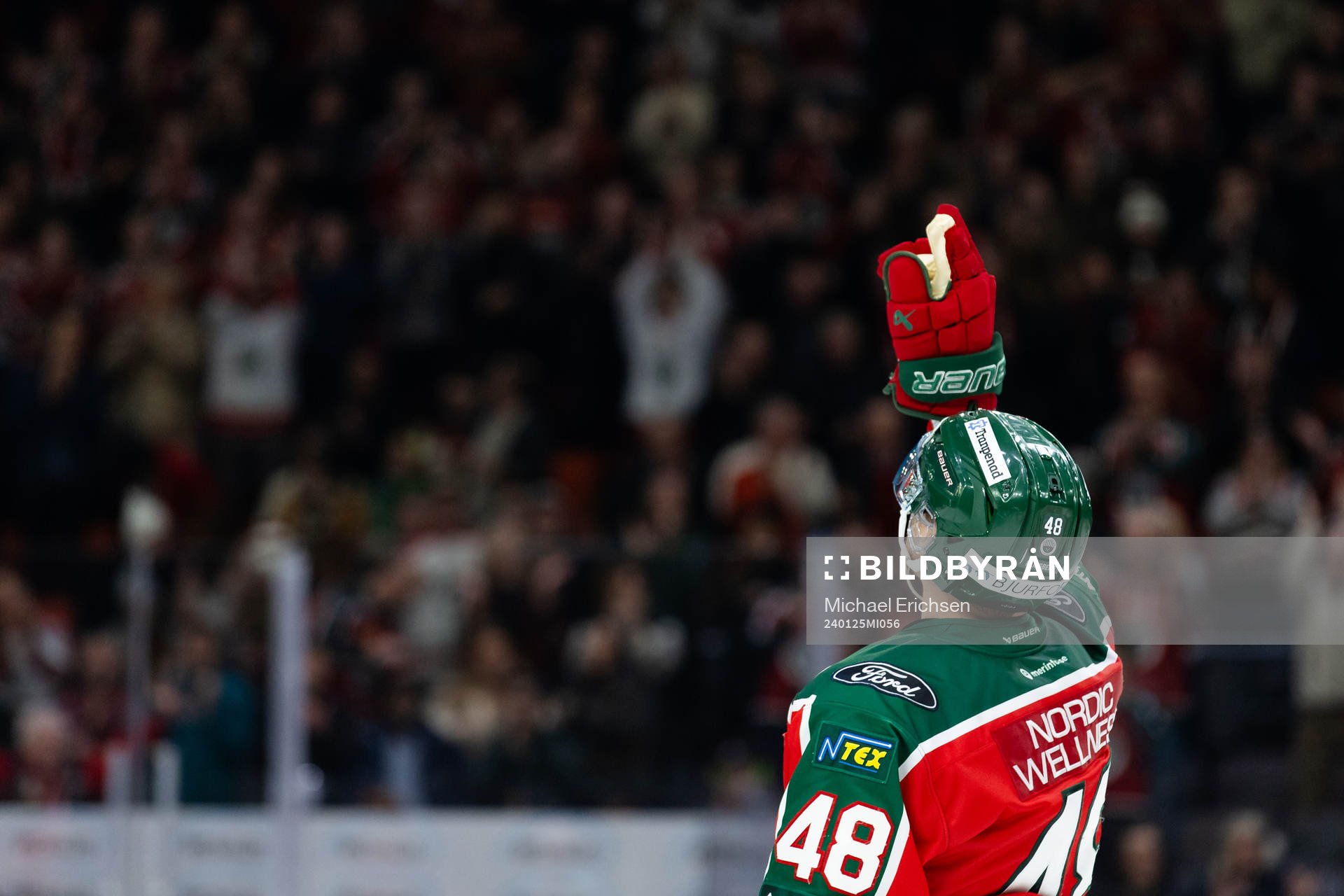 Frölundas Carl Klingberg jublar
