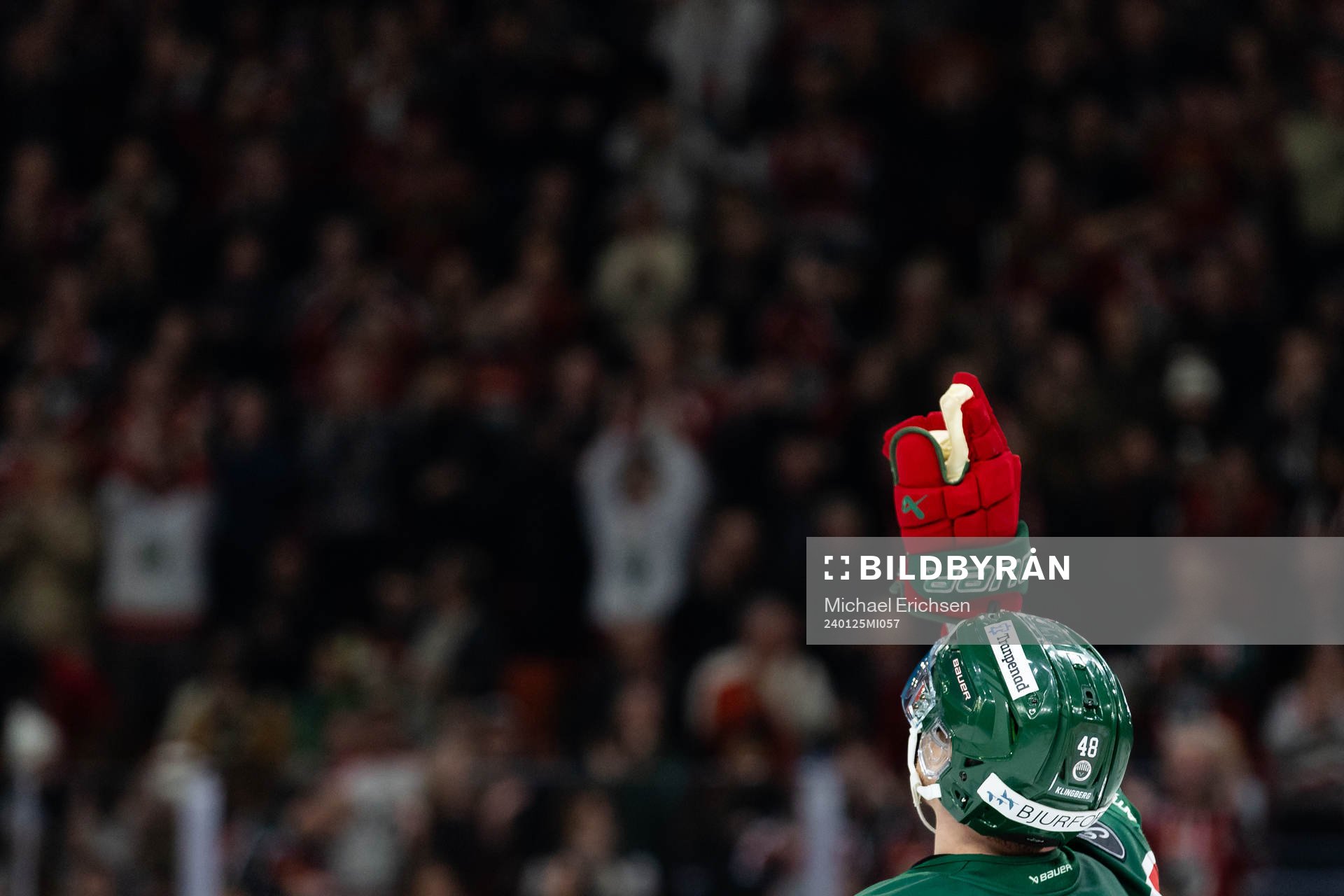Frölundas Carl Klingberg jublar