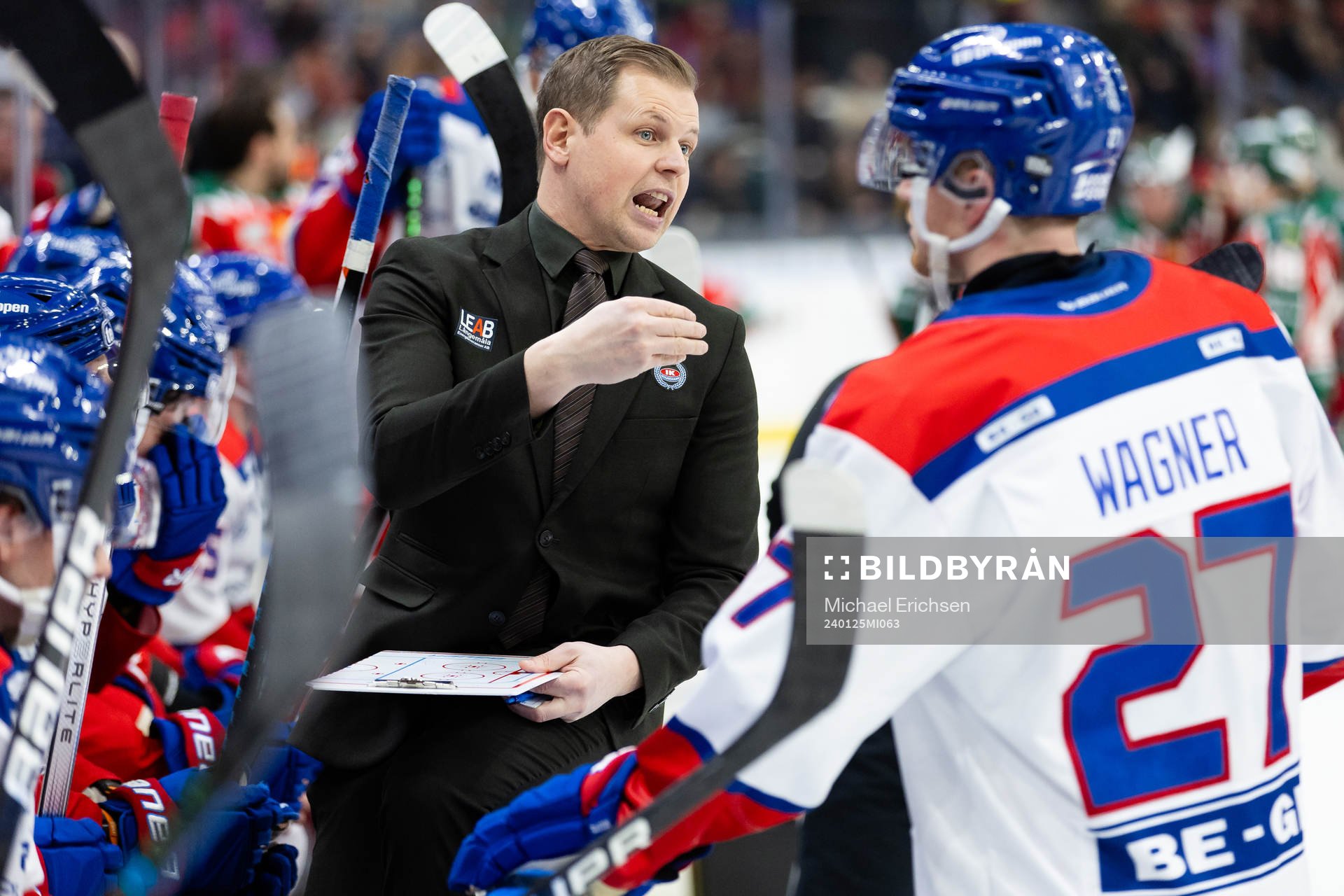 Oskarshamns tränare Martin Filander