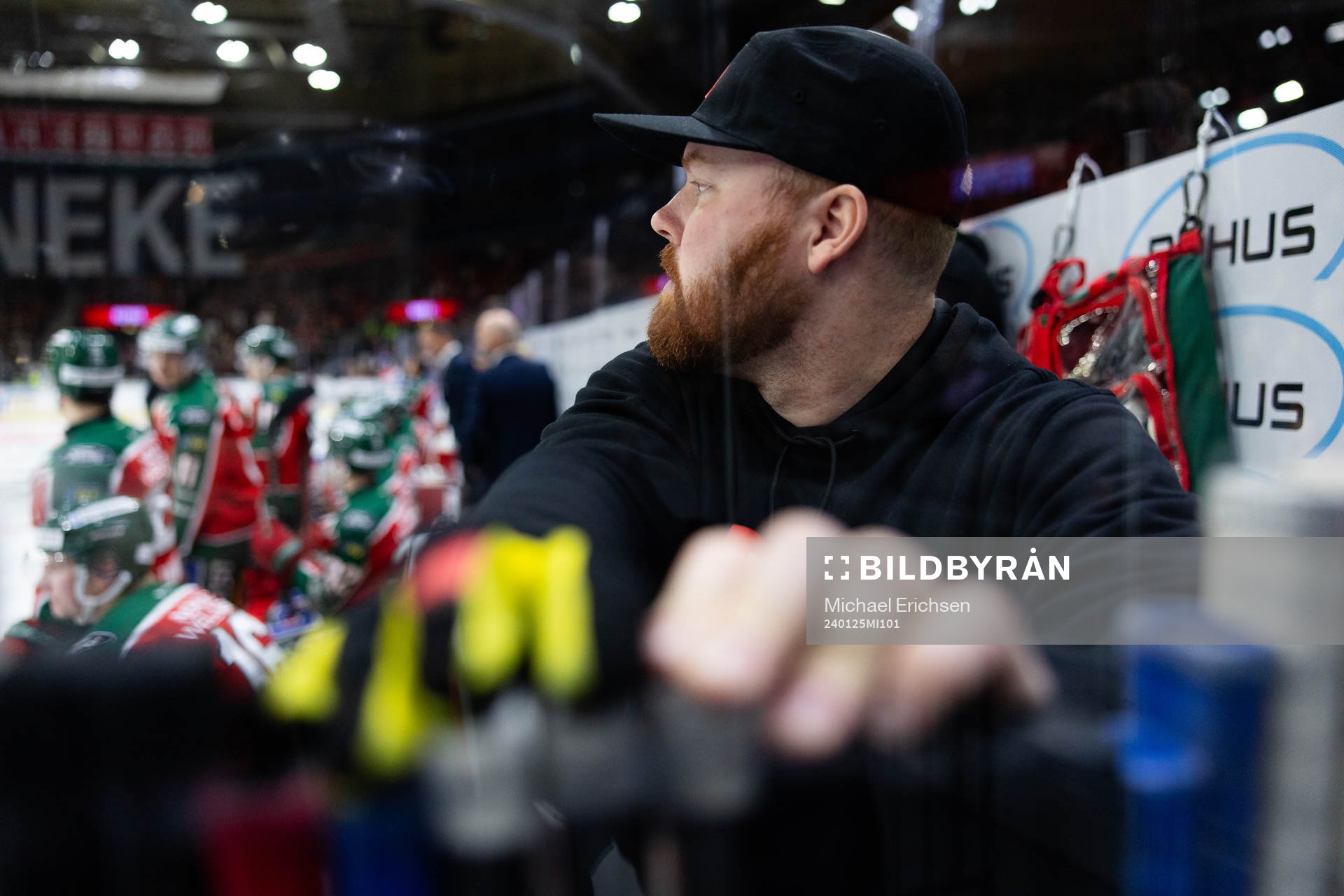 Frölundas materialförvaltare Andy Fagerström