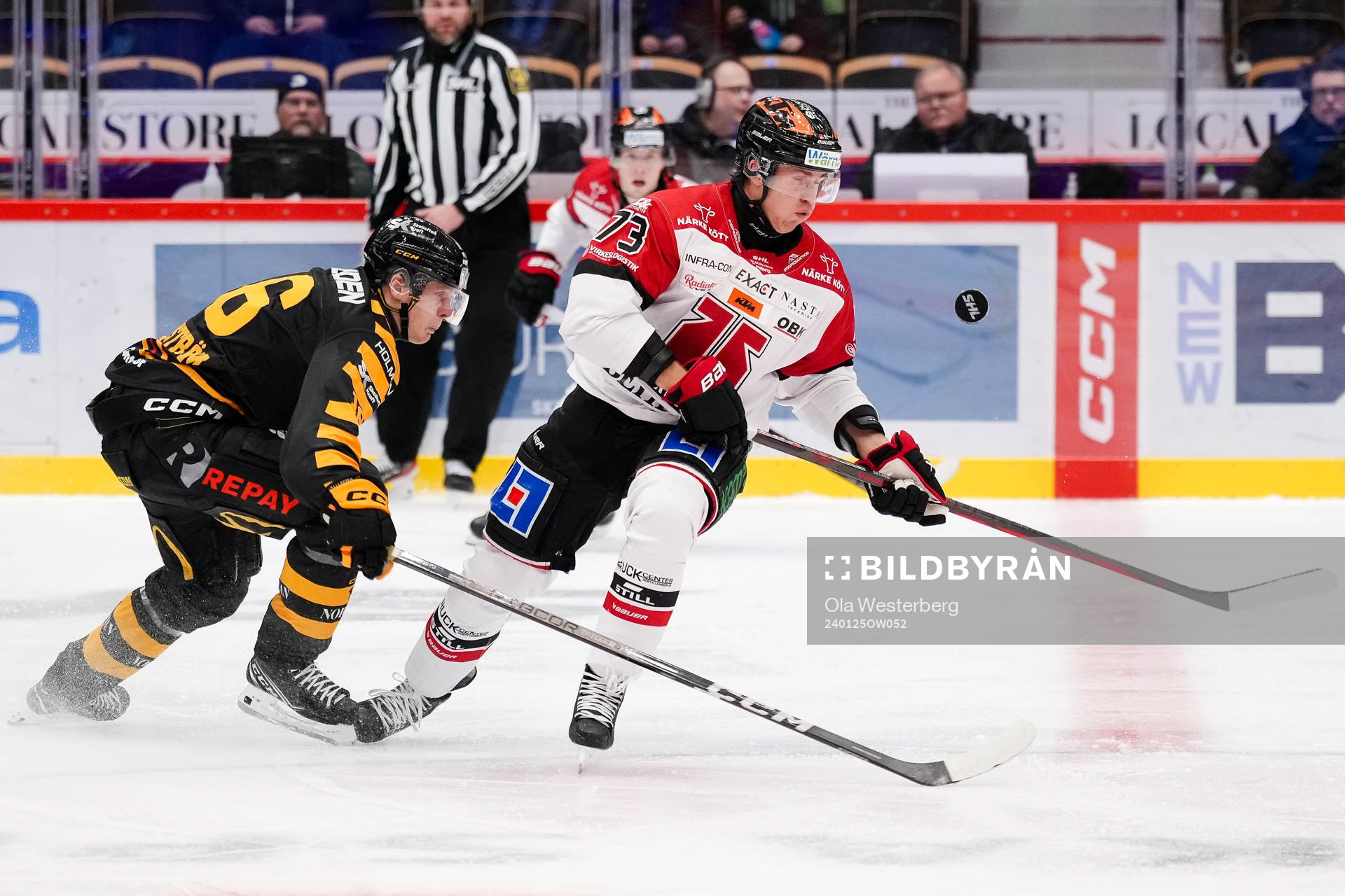 Skellefteås Linus Lindström och Örebros Oliver Eklind