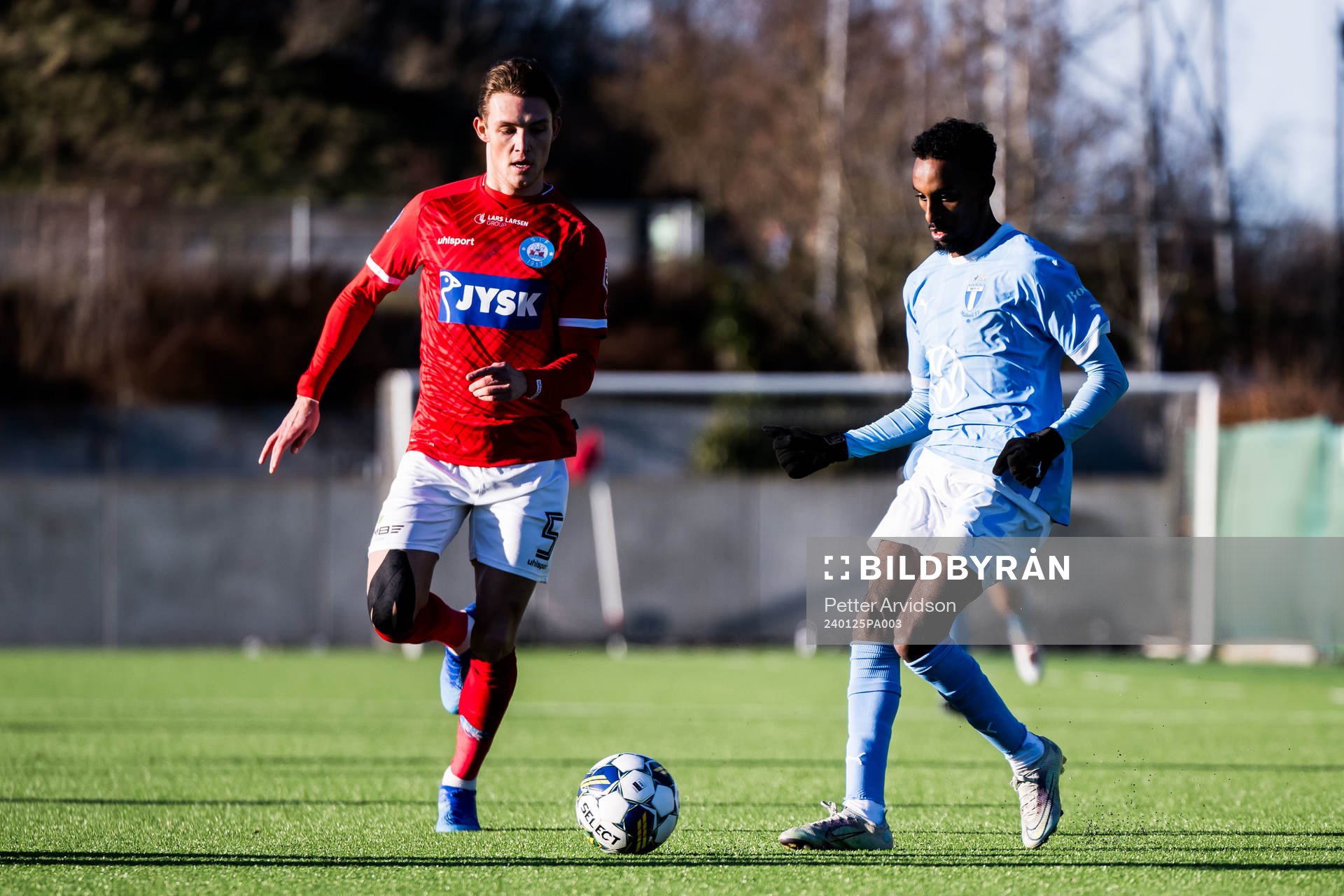 Silkeborgs Oliver Sonne och Malmö FFs Taha Ali