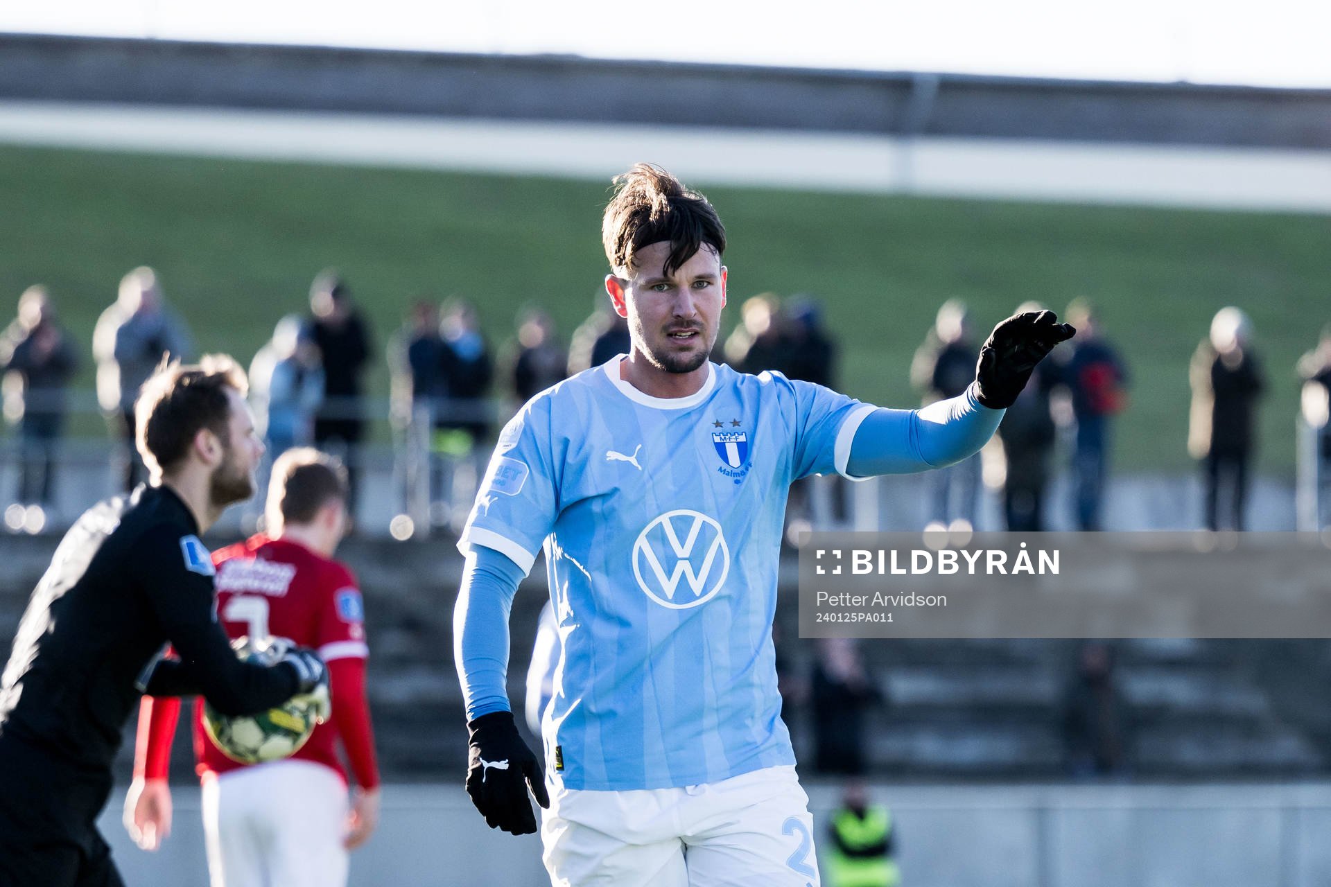 Malmö FFs Stefano Vecchia jublar