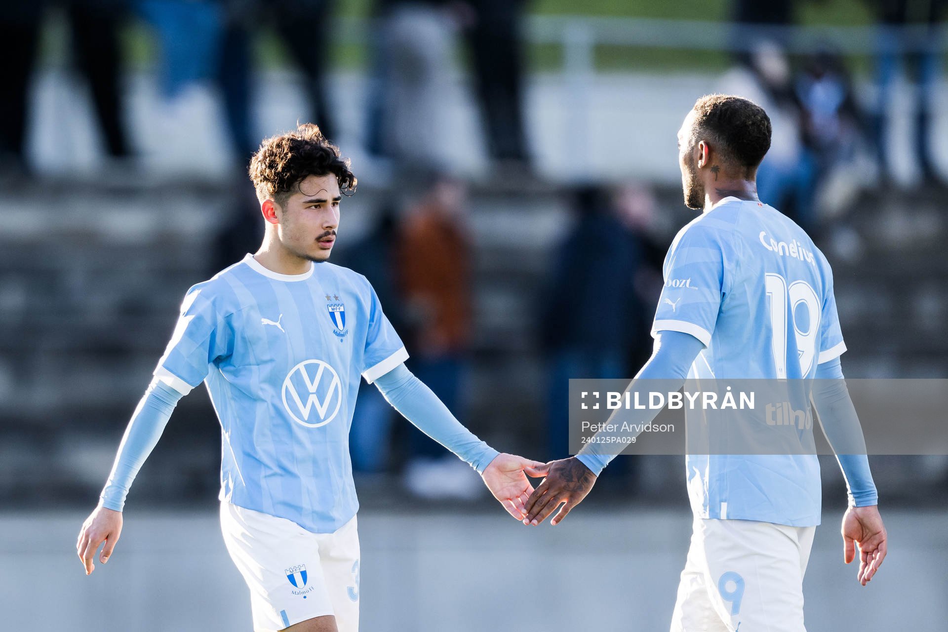 Malmö FFs Adrian Skogmar och Derek Cornelius