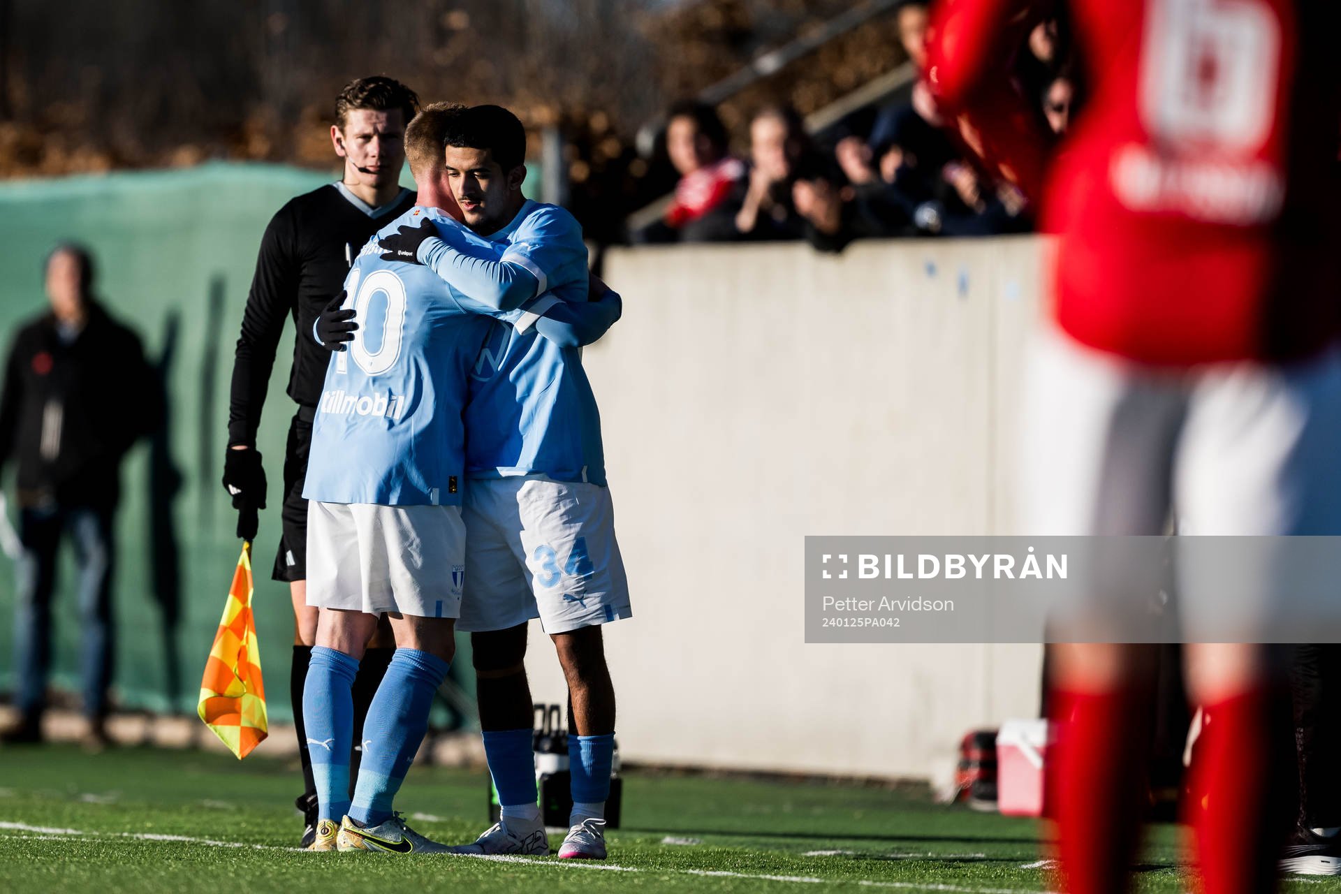 Malmö FFs Anders Christiansen och Zakaria Loukili