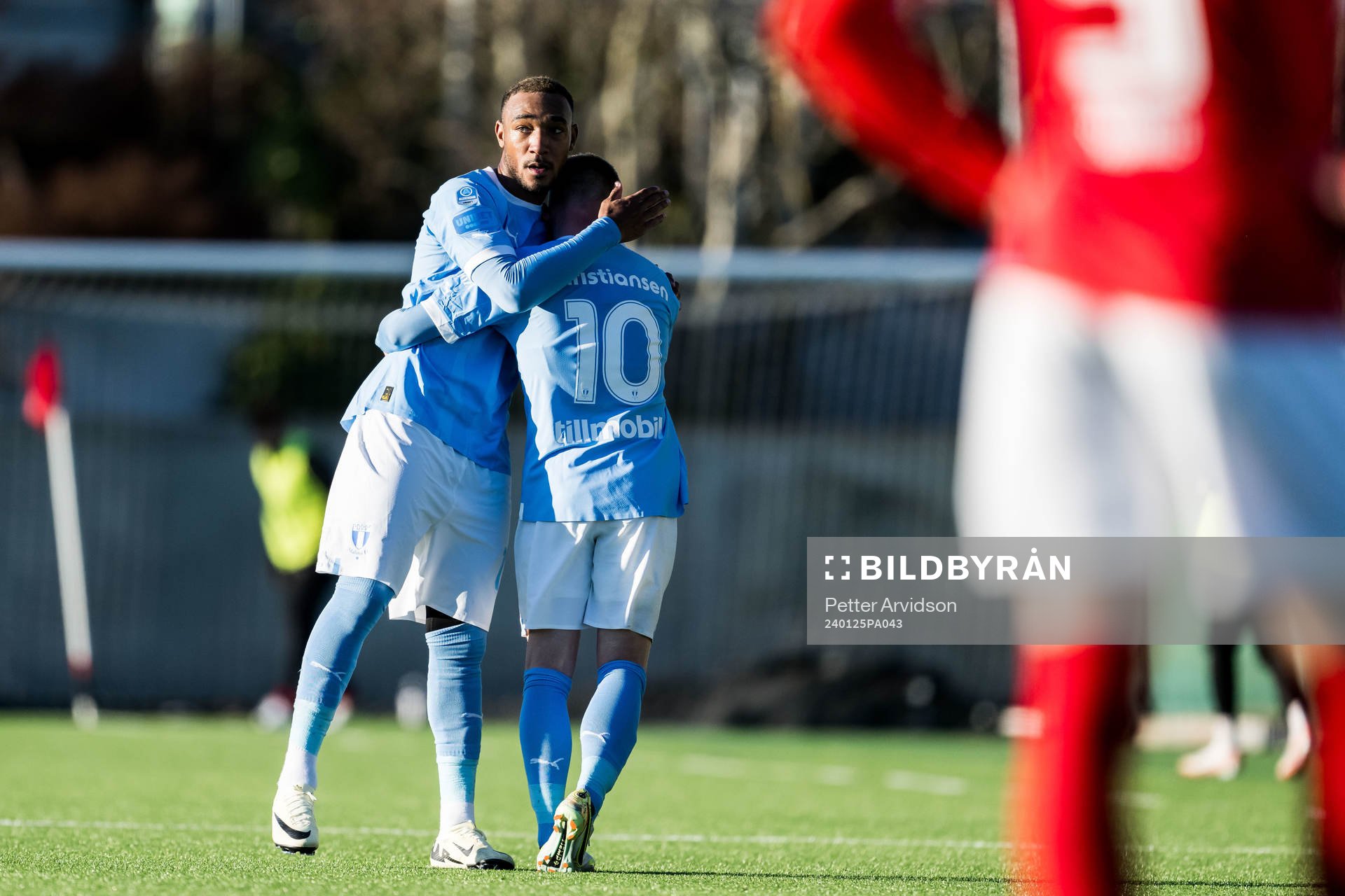 Malmö FFs Derek Cornelius och Anders Christiansen