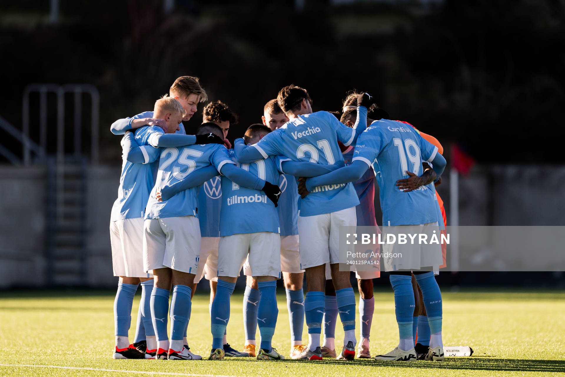 Malmö FFs spelare samlas