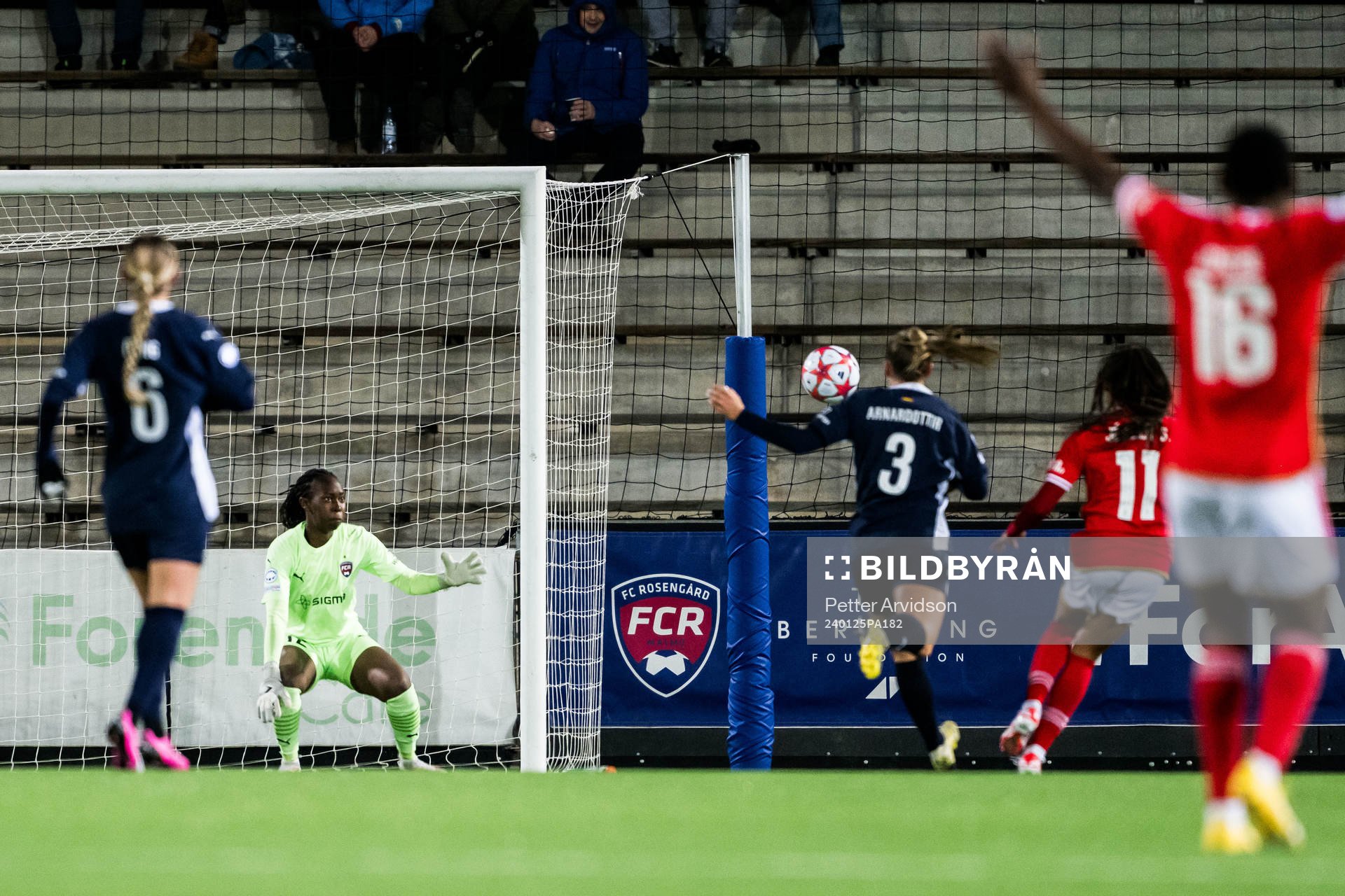 Goalkeeper Angel Mukasa of FC Rosengård