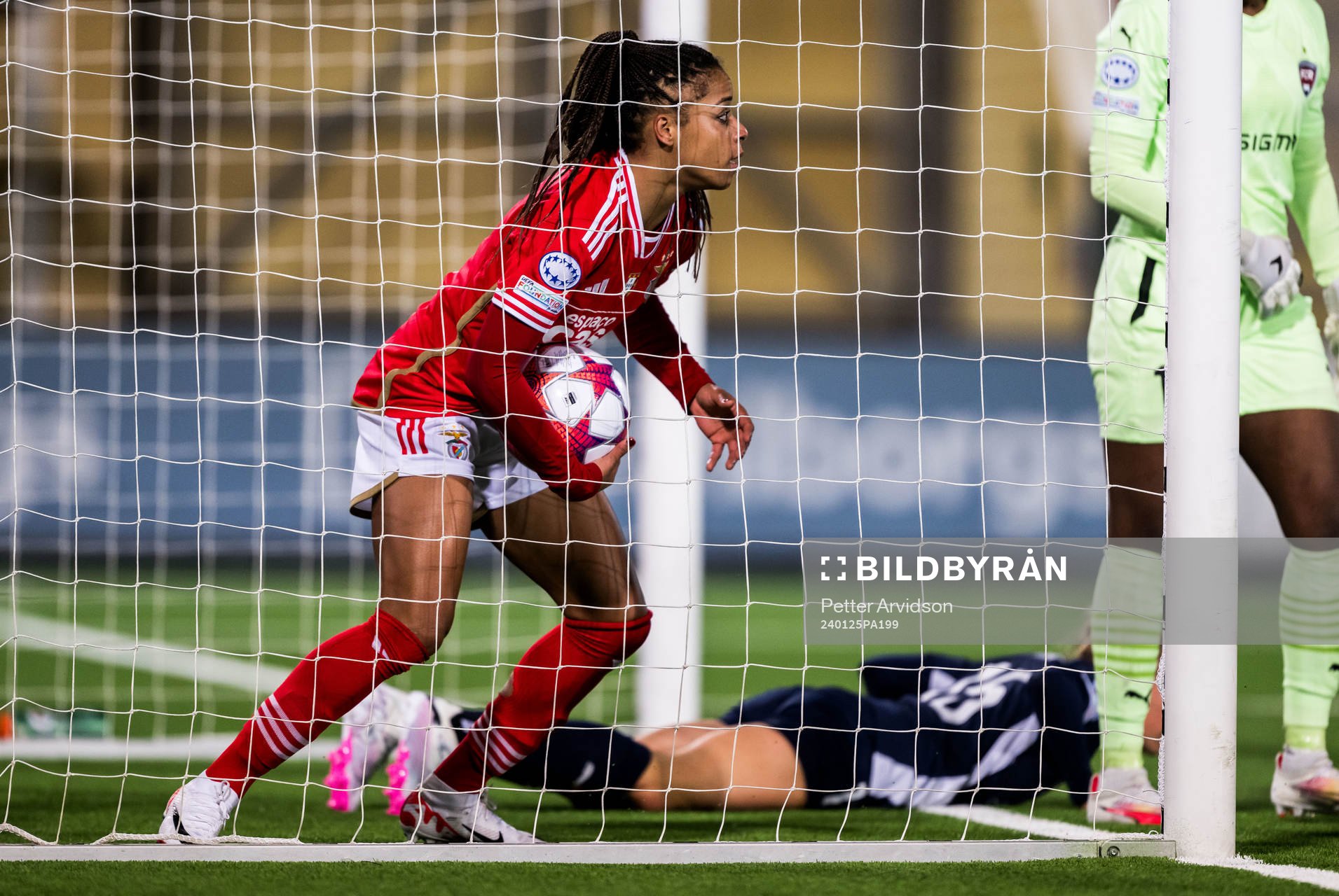 Jéssica Silva of Benfica celebrates