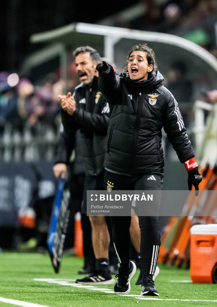 Head coach Filipa Patao of Benfica