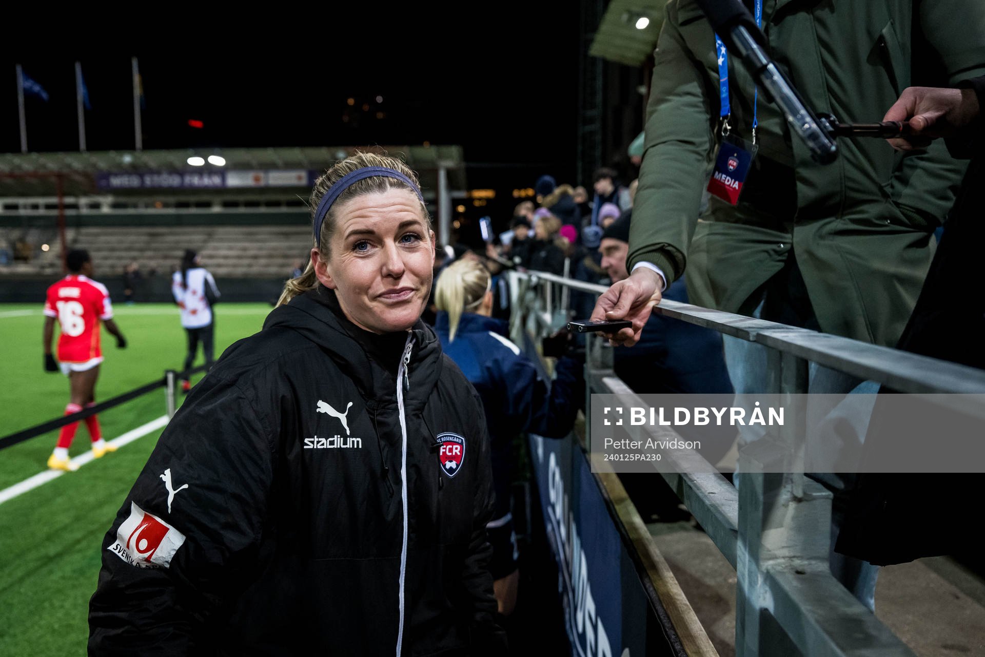 Olivia Schough of FC Rosengård looks dejected