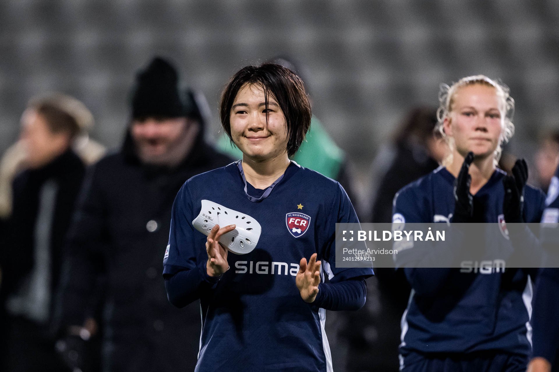 Mai Kadowaki of FC Rosengård after the UEFA Women's Champions League football match between FC Rosengård and Benfica on January 25, 2024 in Malmö.