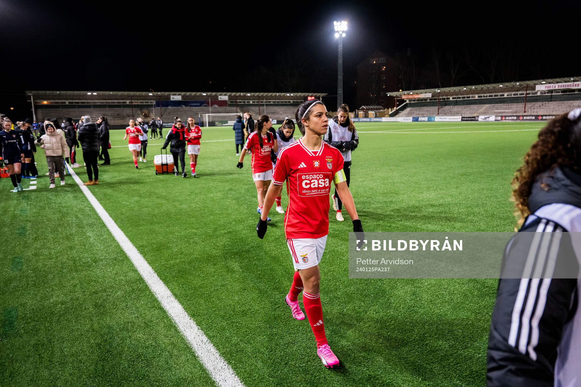 Carole Costa of Benfica looks dejected
