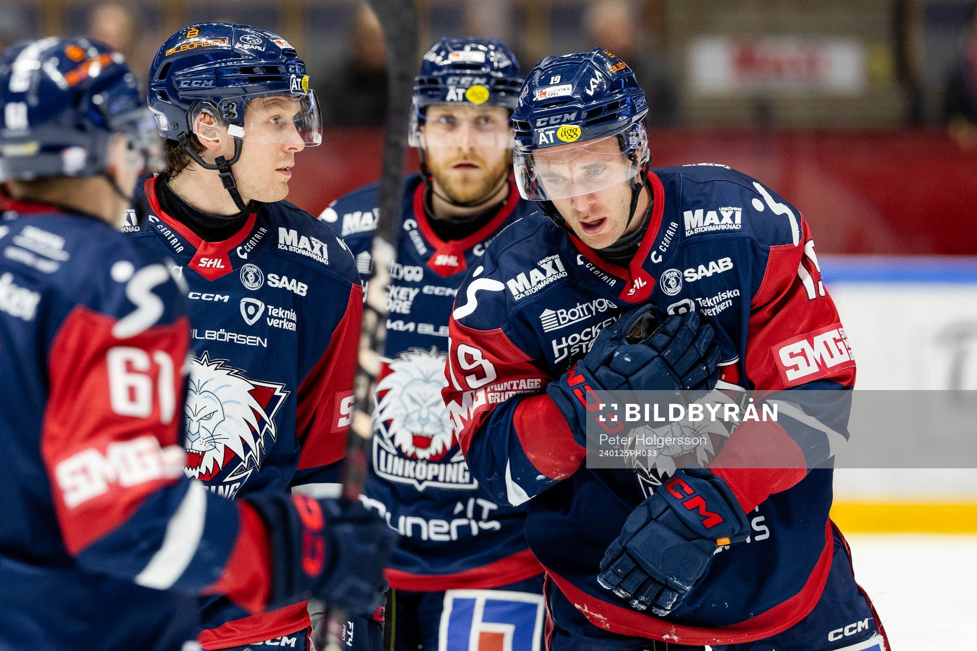 Linköpings Patrick Russell har ont