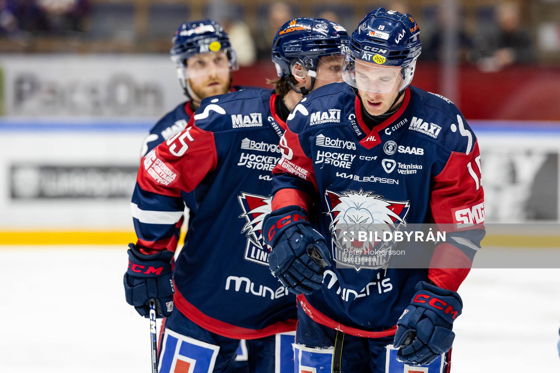 Linköpings Patrick Russell har ont
