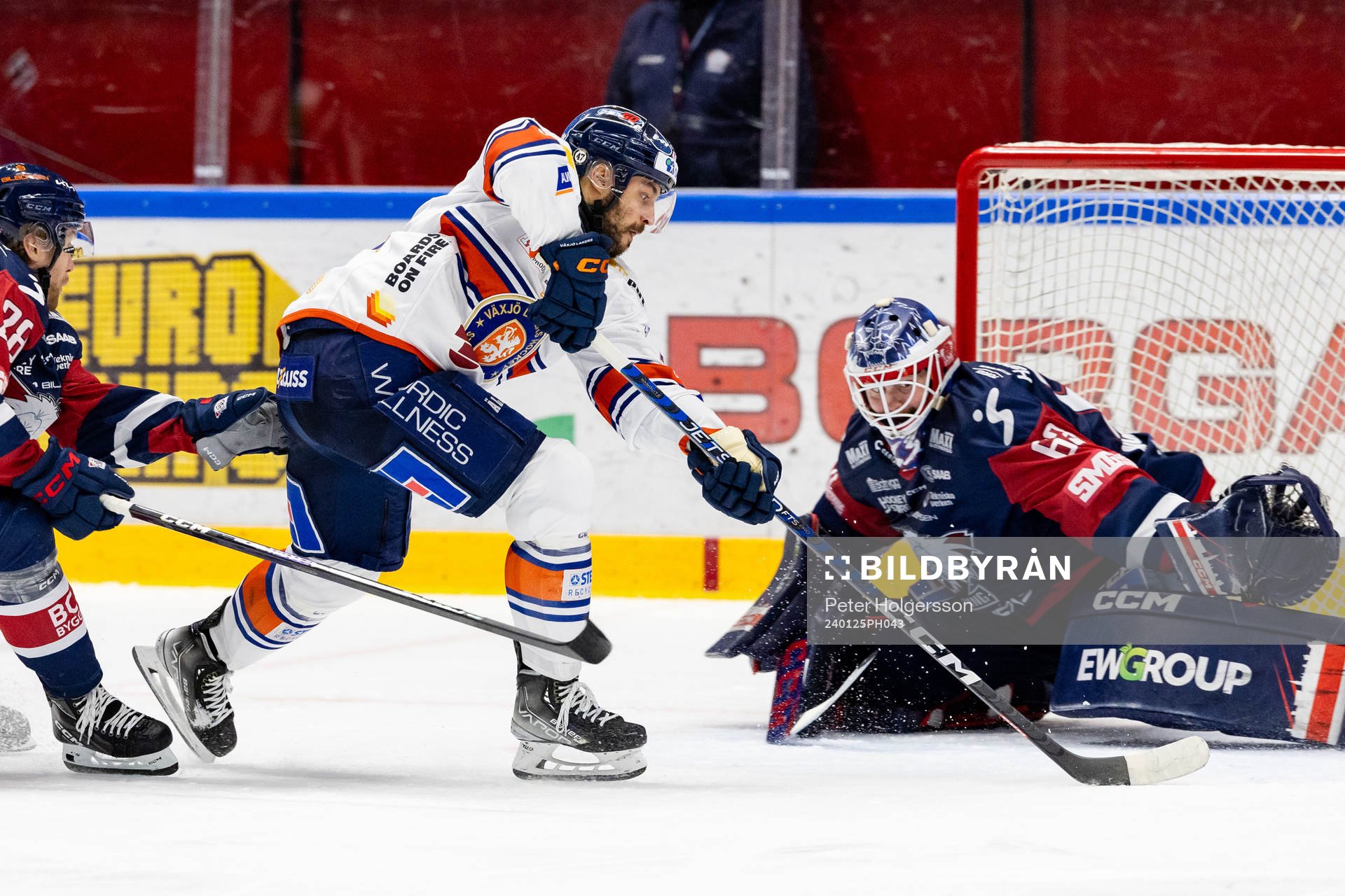 Växjös Tobias Rieder gör 1-2 bakom Linköpings målvakt