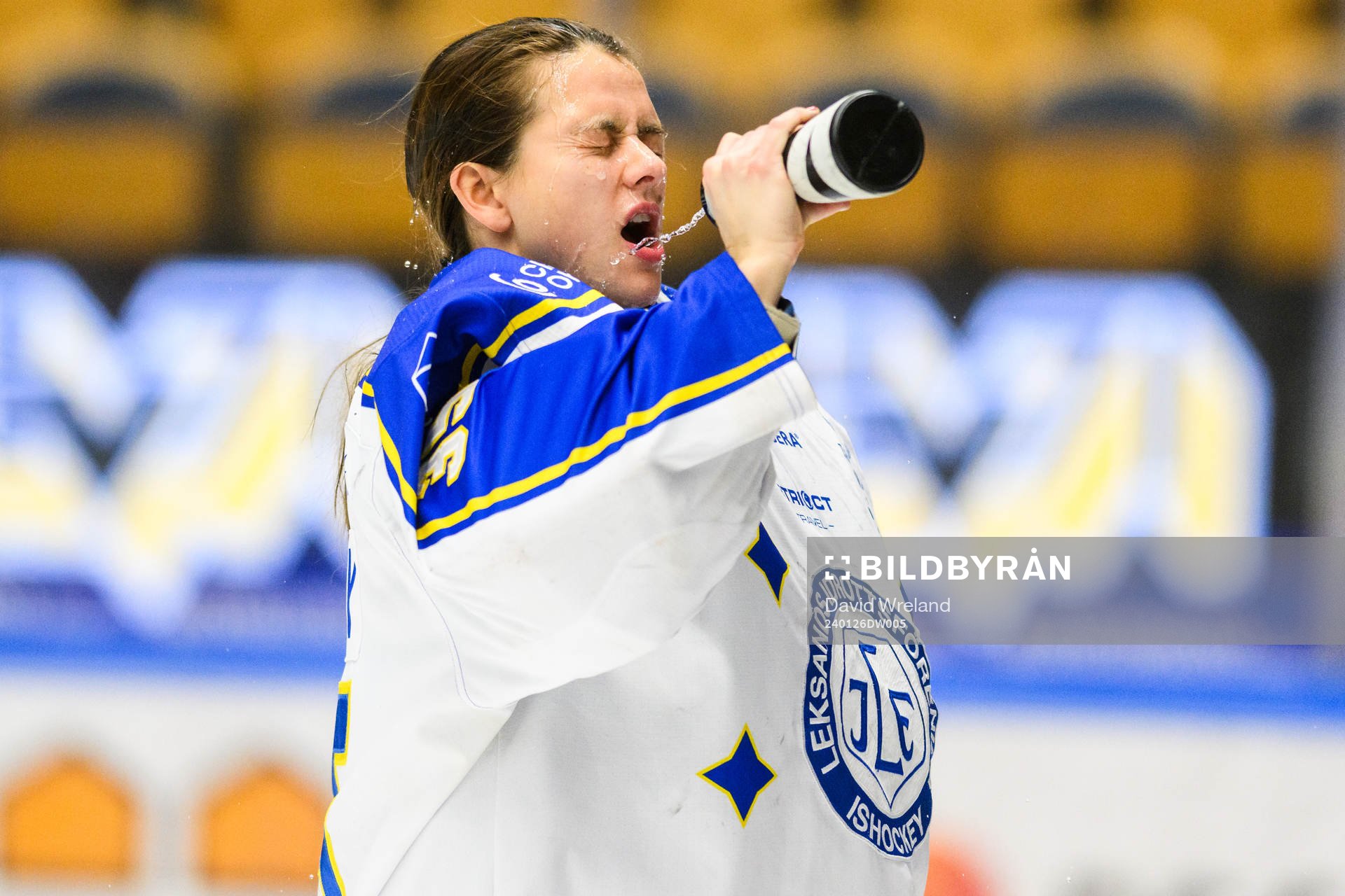 Leksands målvakt Emma Polusny