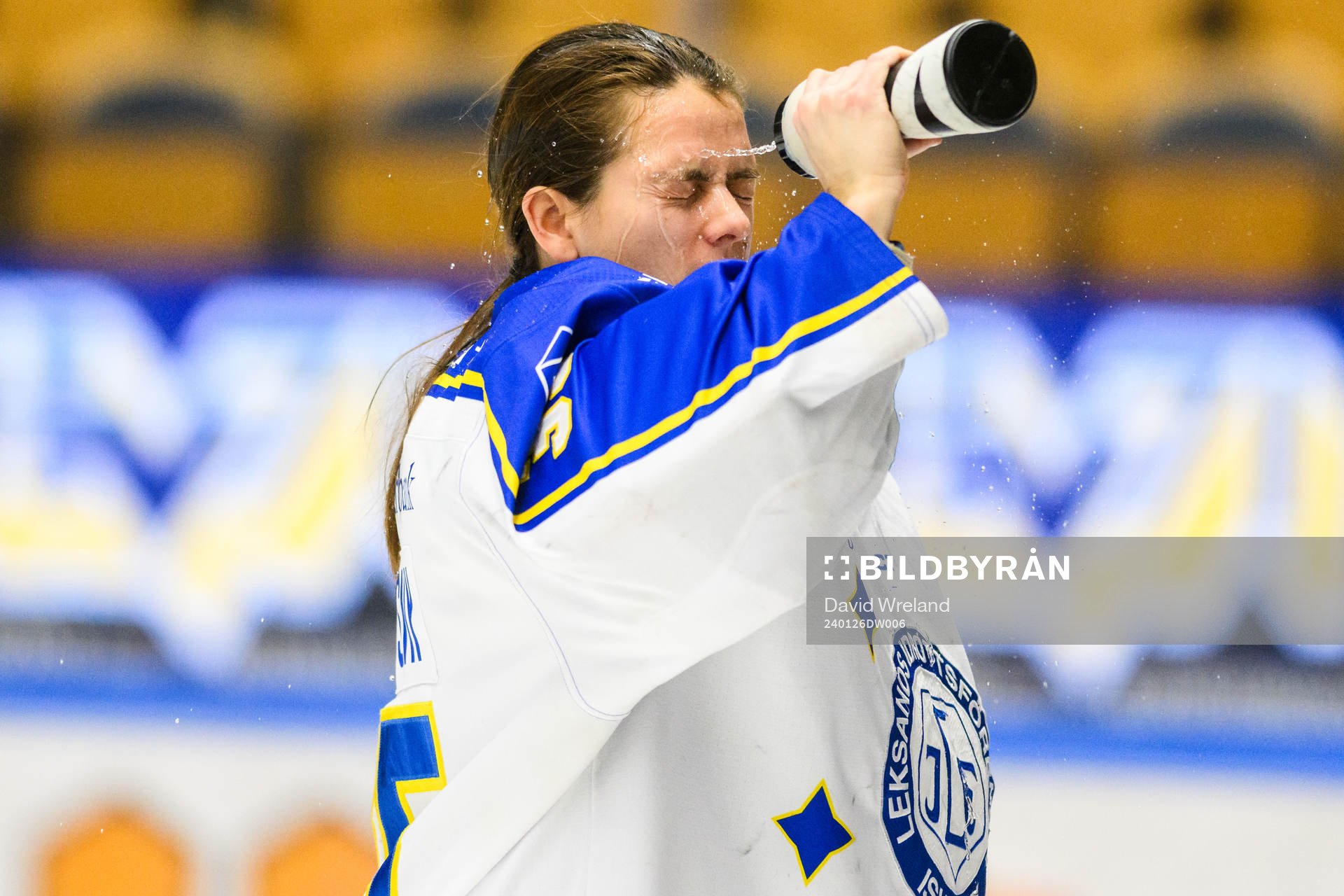 Leksands målvakt Emma Polusny